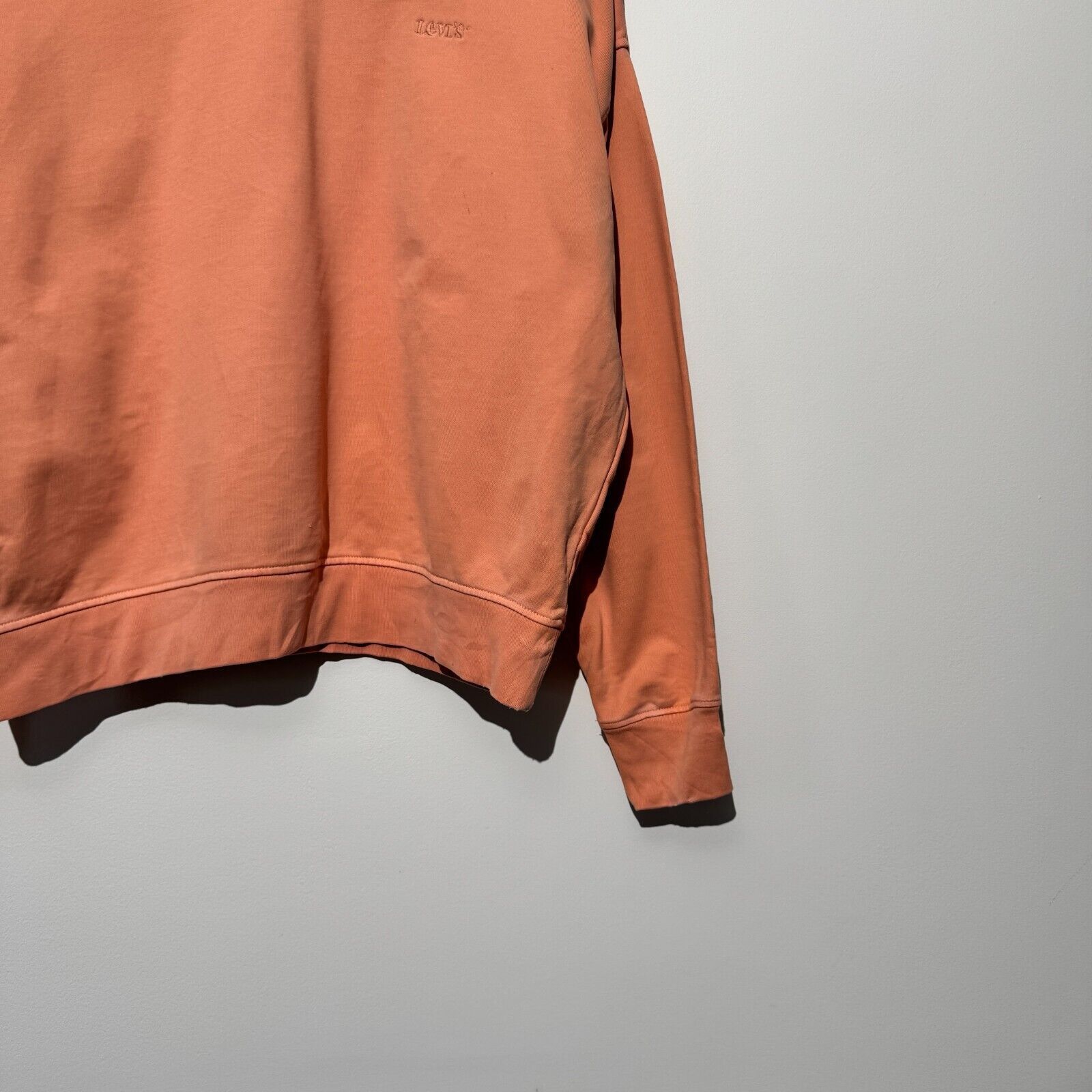 Levi's × Vintage Vintage Levis Unisex Peach Cotton Crewneck Size S 90s Size US S / EU 44-46 / 1 - 3 Thumbnail