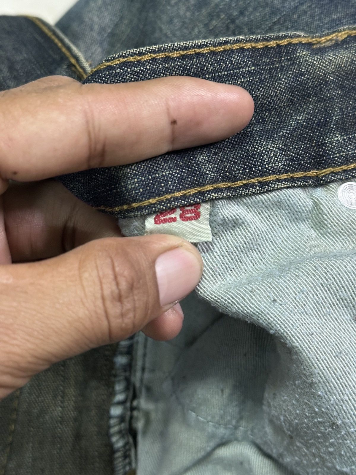 Japanese Brand Flare Bootcut💥Flare bootcut Lucas embroid pocket . Size US 28 / EU 44 - 8 Thumbnail