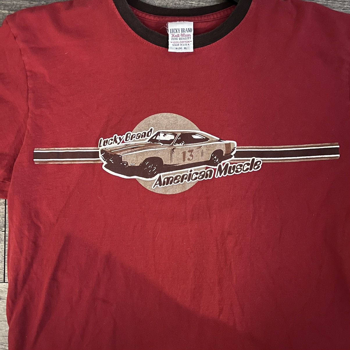 Vintage Vintage lucky brand ringer t-shirt Size US XL / EU 56 / 4 - 2 Thumbnail