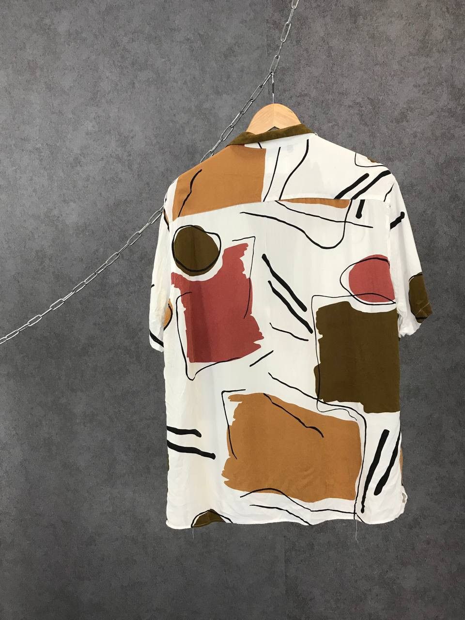 Zara Zara Man art crazy Hawaiian shirt Size US XL / EU 56 / 4 - 4 Thumbnail