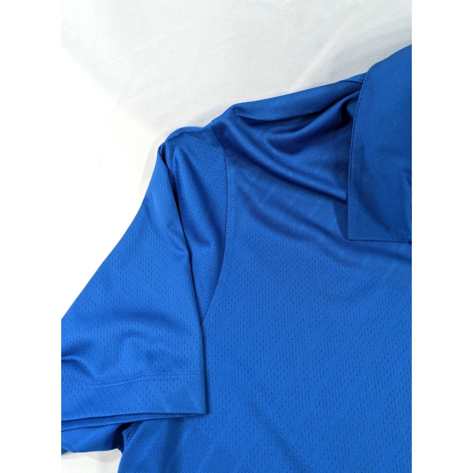 Nike Nike Golf Short Sleeve Polo Shirt XL Blue Exc Mens Spread Collar Button-Up Casual Accessories Logo Oak Tree National Size US XL / EU 56 / 4 - 4 Thumbnail