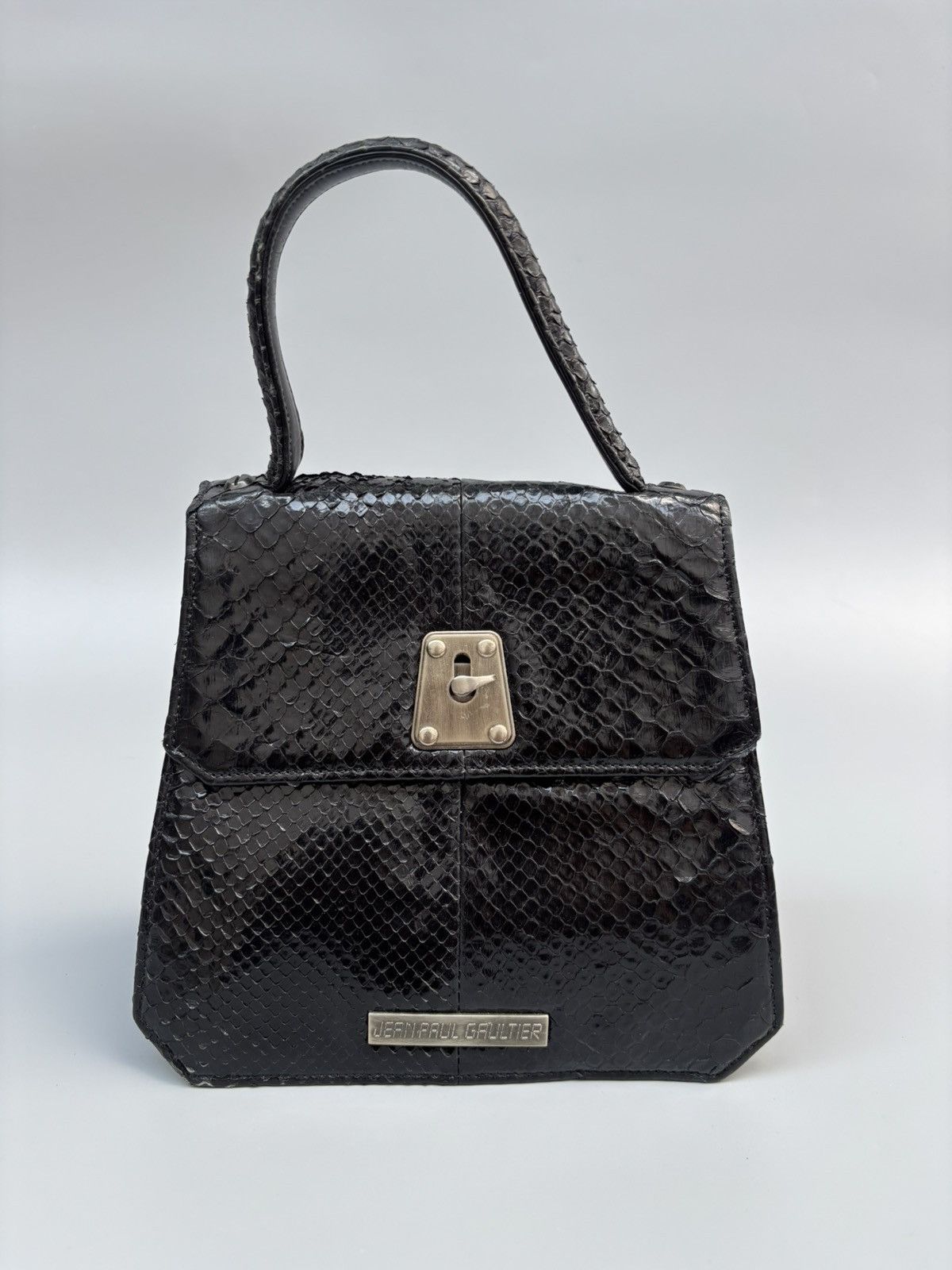 Jean Paul Gaultier Archive Jean Paul Gaultier - Top Handle Snakeskin Mini Bag Size ONE SIZE - 1 Thumbnail