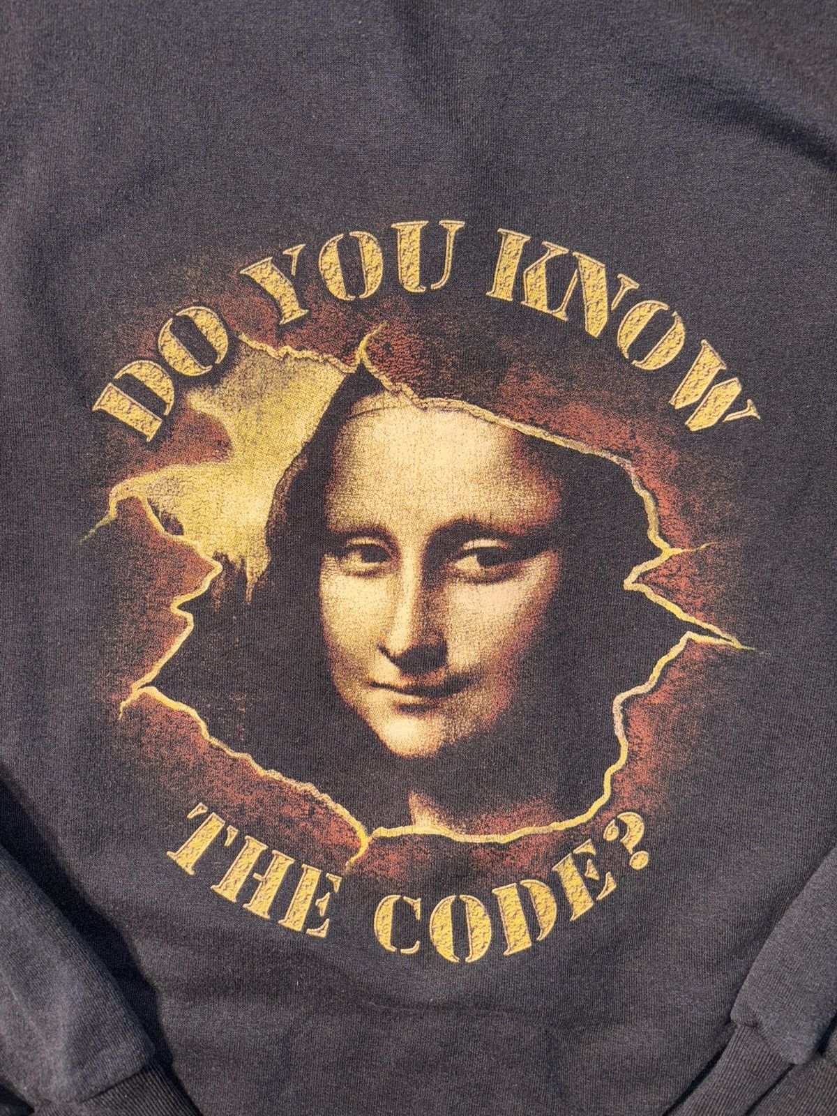Fruit Of The Loom Vtg Mona Lisa Da Vinci Code Movie Promo Full Zip Hoodie Y2K Size US XXL / EU 58 / 5 - 7 Thumbnail
