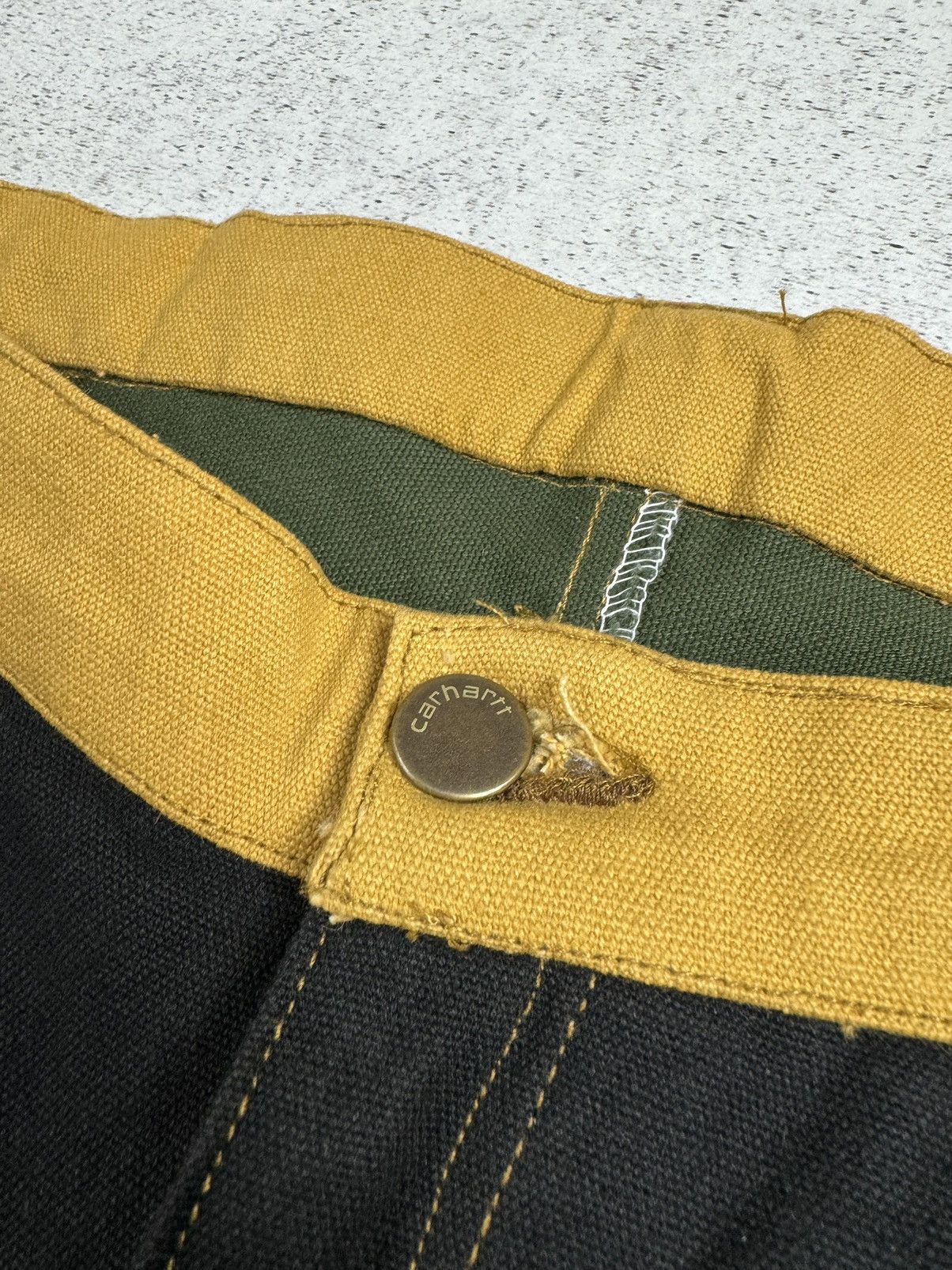 Carhartt Vintage 90S Striped Distressed Carpenter Carhartt Jeans Size US 30 / EU 46 - 18 Thumbnail