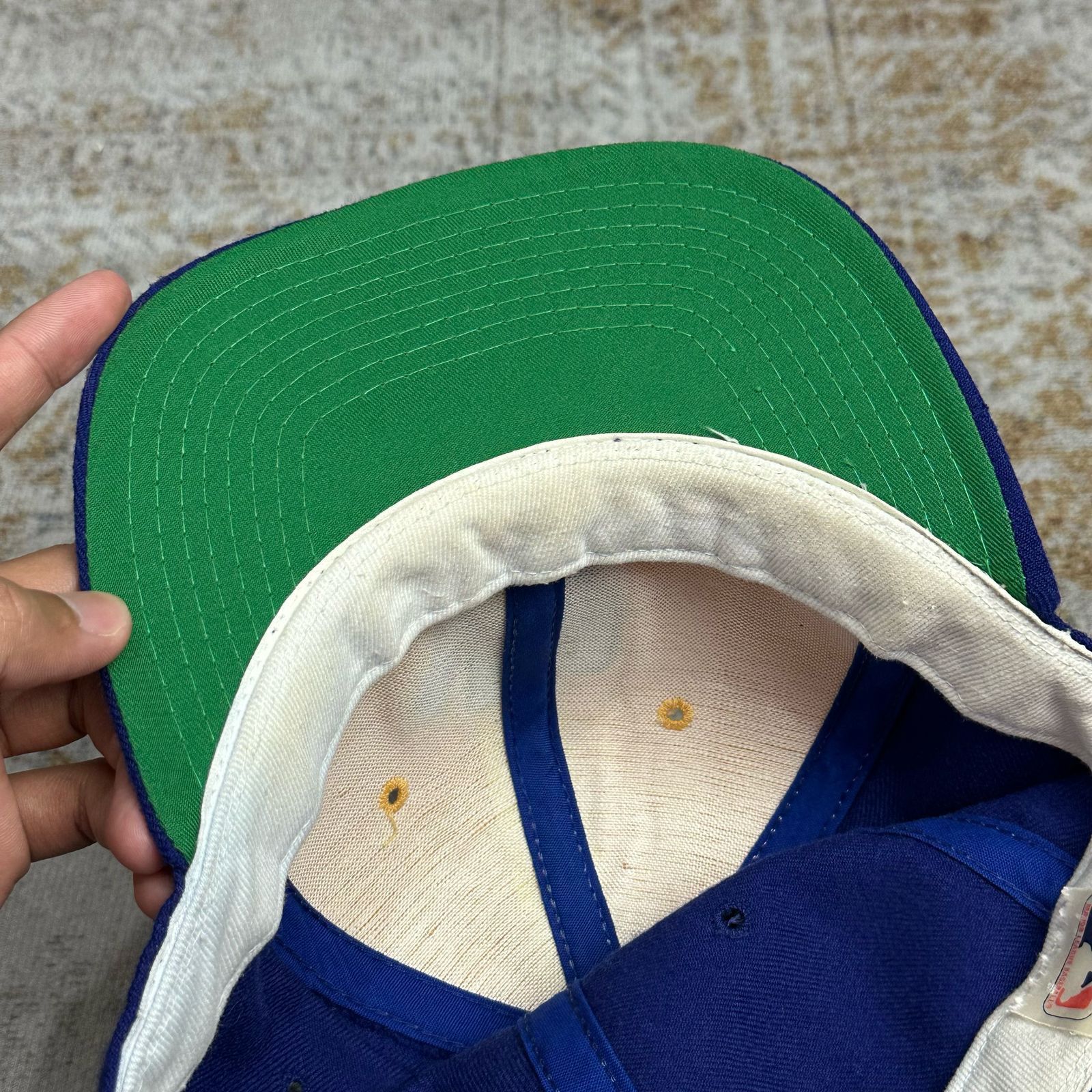 MLB × Sports Specialties × Vintage RARE 90s Hat Milwaukee Brewers MLB Sports Specialties Size ONE SIZE - 7 Thumbnail