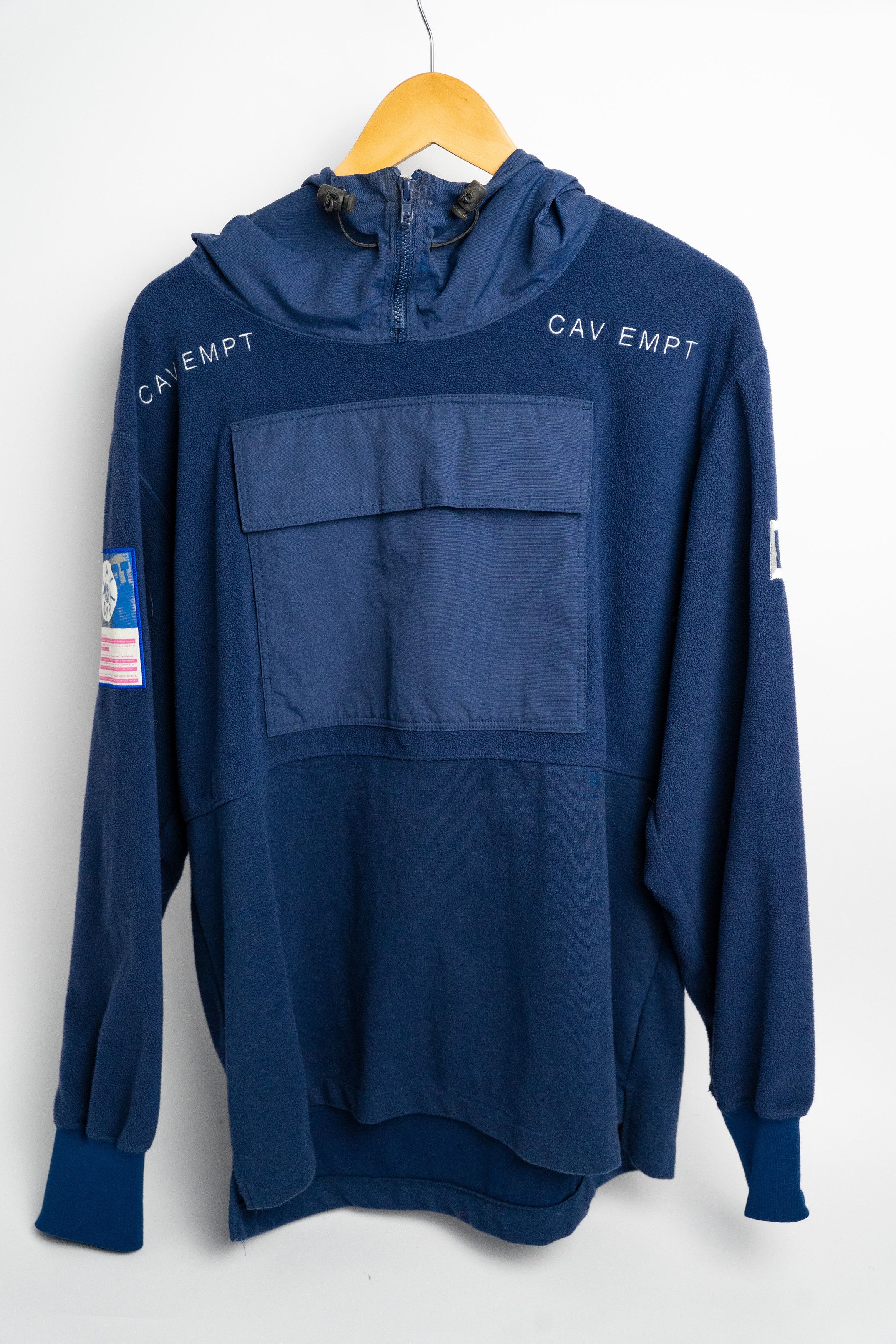 CAV EMPT Navy Blue Light CE Fleece Pullover Hoodie