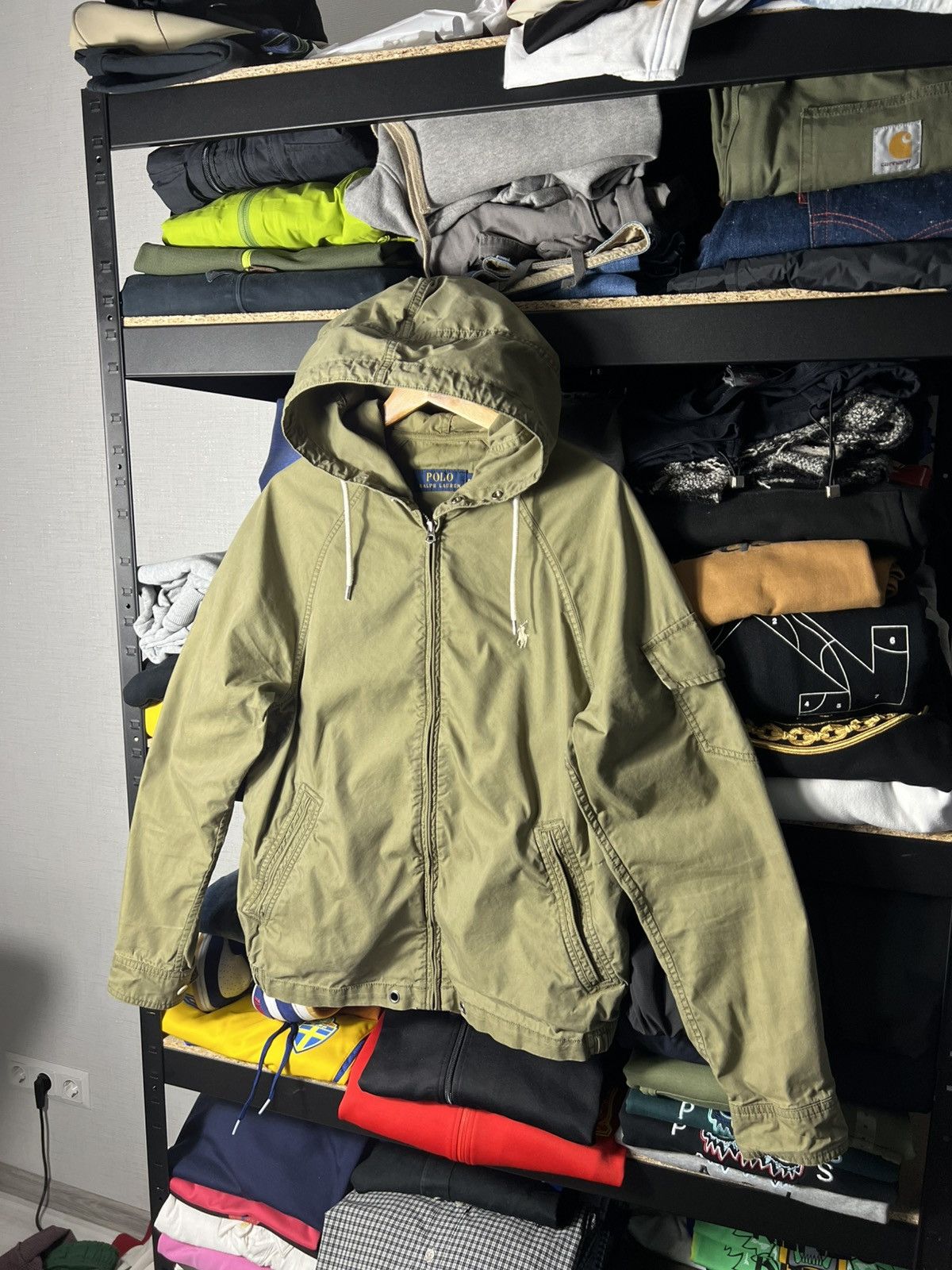 🧥 Polo Ralph Lauren Lightweight Hooded Jacket Olive Green