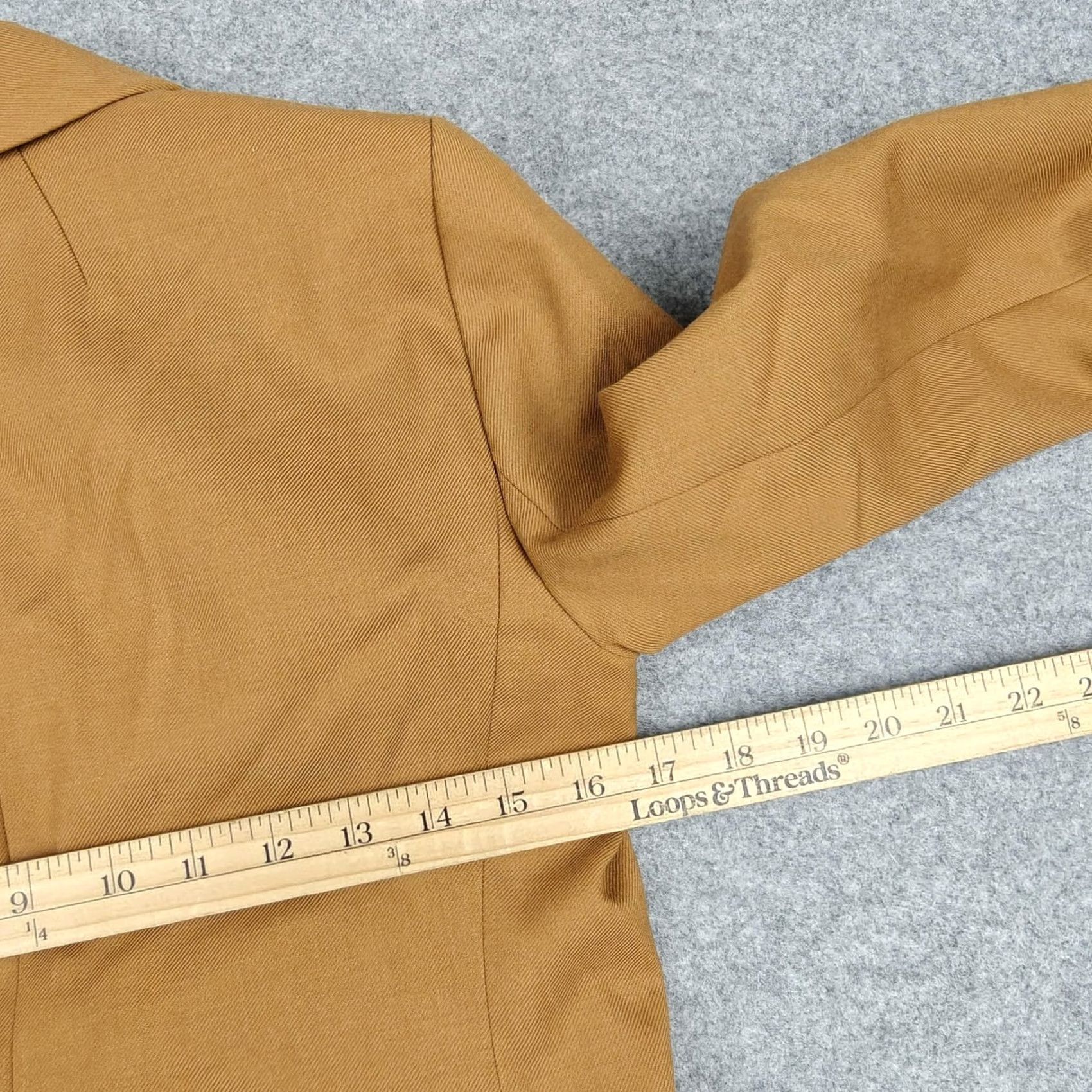 J.Crew J.CREW Blazer Womens 2 Brown Wool Blend Shawl Collar One-Button Lined Jacket Shirt (Jacket) Size XS / US 0-2 / IT 36-38 - 7 Thumbnail