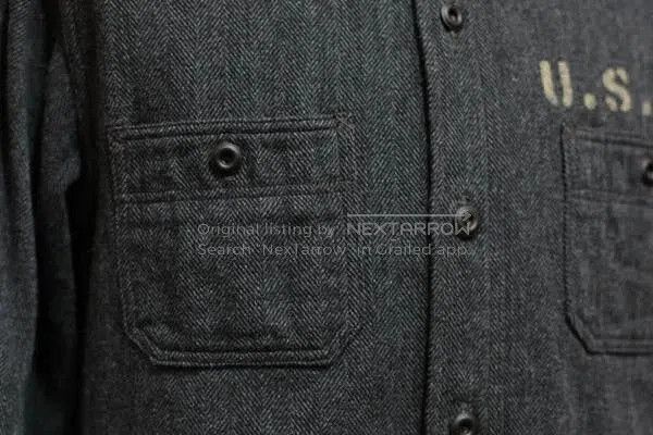 Freewheelers U.S. Navy Armory Wool Shirt. Size US M / EU 48-50 / 2 - 3 Thumbnail