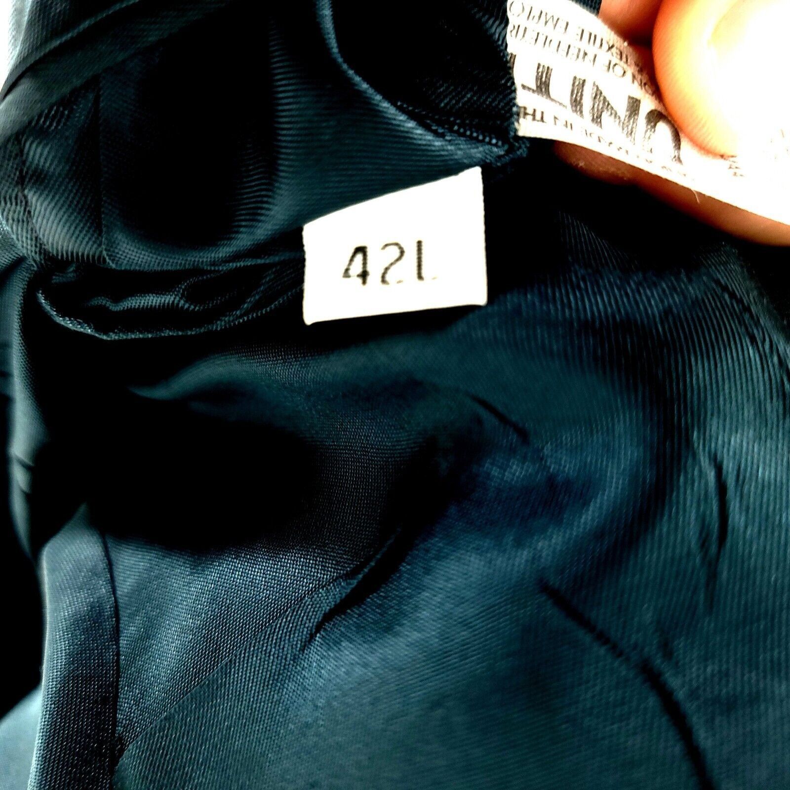 Austin Reed Austin Reed London England Wool 2 Gold Button Blazer 42L Blu Size 42L - 11 Thumbnail