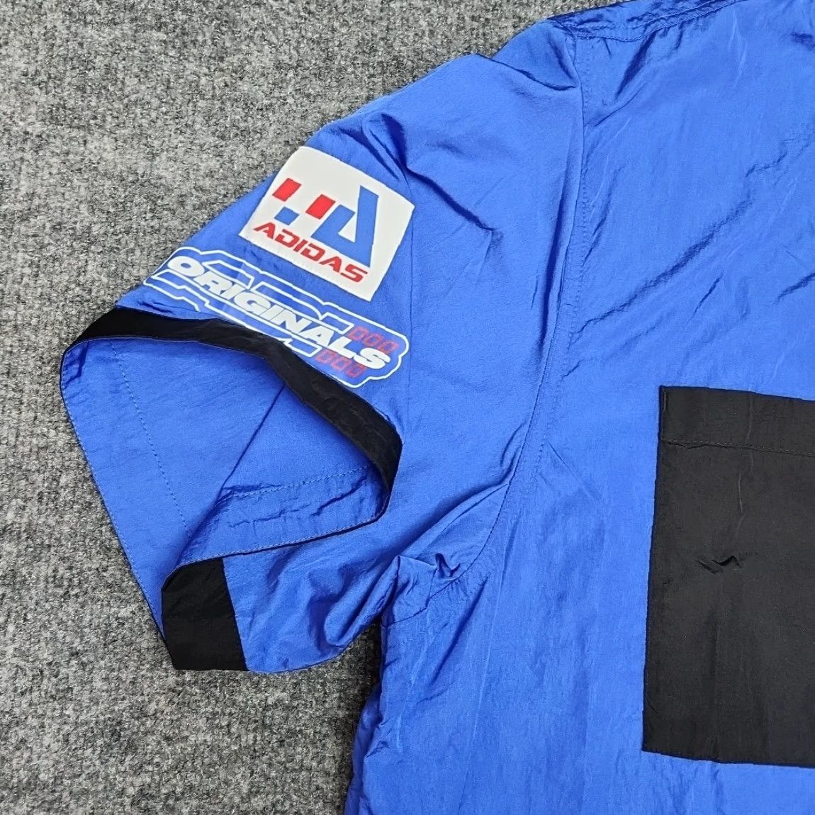 Adidas Adidas Originals Bowling Shirt Men XL Blue Black XTGP Snap Button NWT Size US XL / EU 56 / 4 - 7 Thumbnail