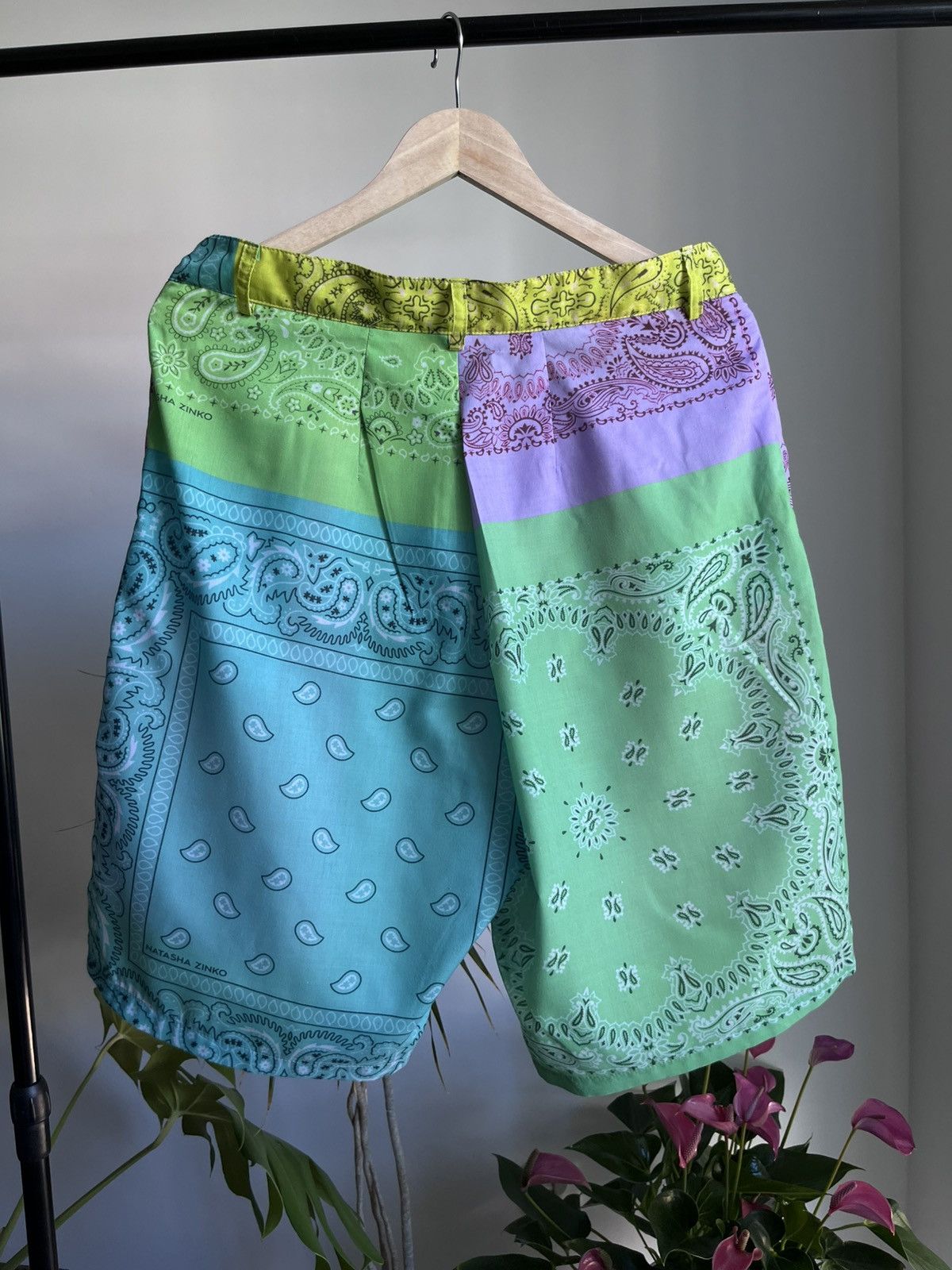 Natasha Zinko Natasha Zinko SS20 runway sample bandana pattern shorts Size US 34 / EU 50 - 3 Thumbnail