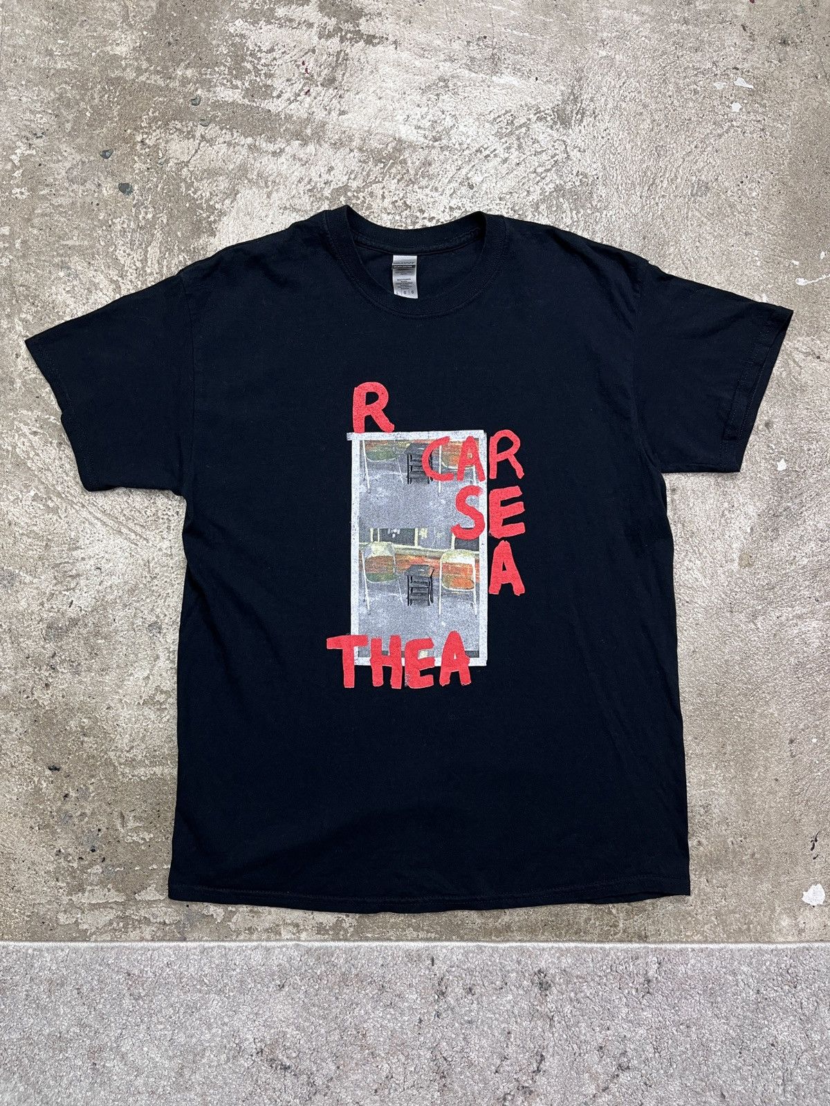 Vintage CAR SEAT HEADREST - MAKING A DOOR LESS OPEN RARE TEE - № 691 Size US L / EU 52-54 / 3 - 1 Thumbnail