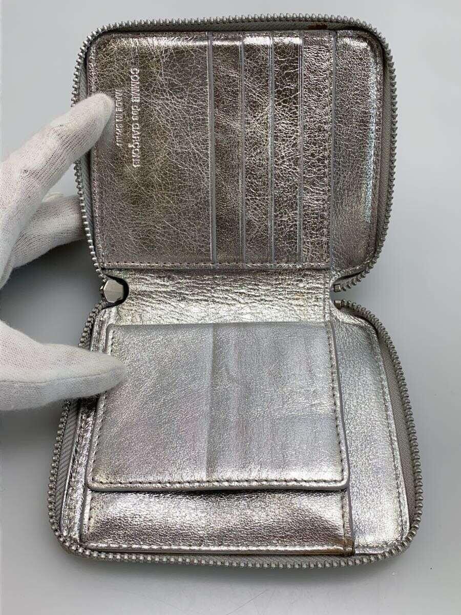 Comme des Garcons Metallic Silver Zip Wallet Size ONE SIZE - 3 Thumbnail