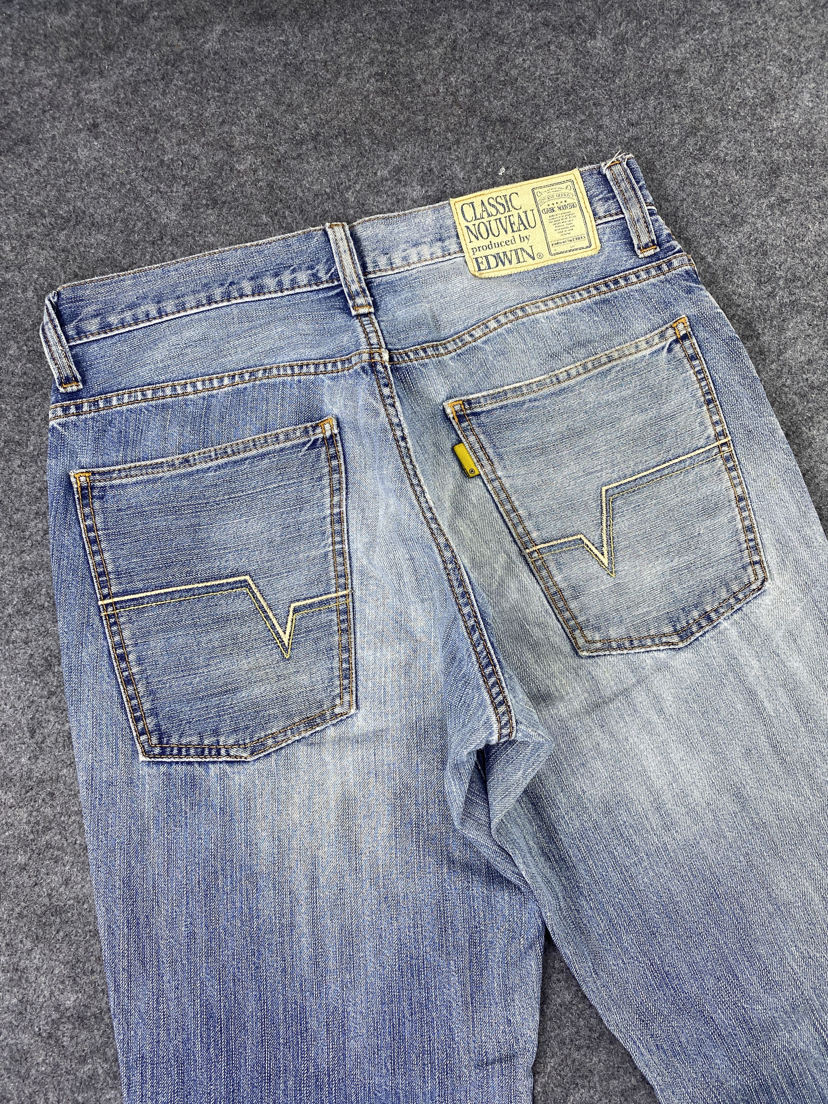 Edwin Classic Noueau by Edwin Distress Blue Wash Denim - J975 Size US 34 / EU 50 - 9 Thumbnail