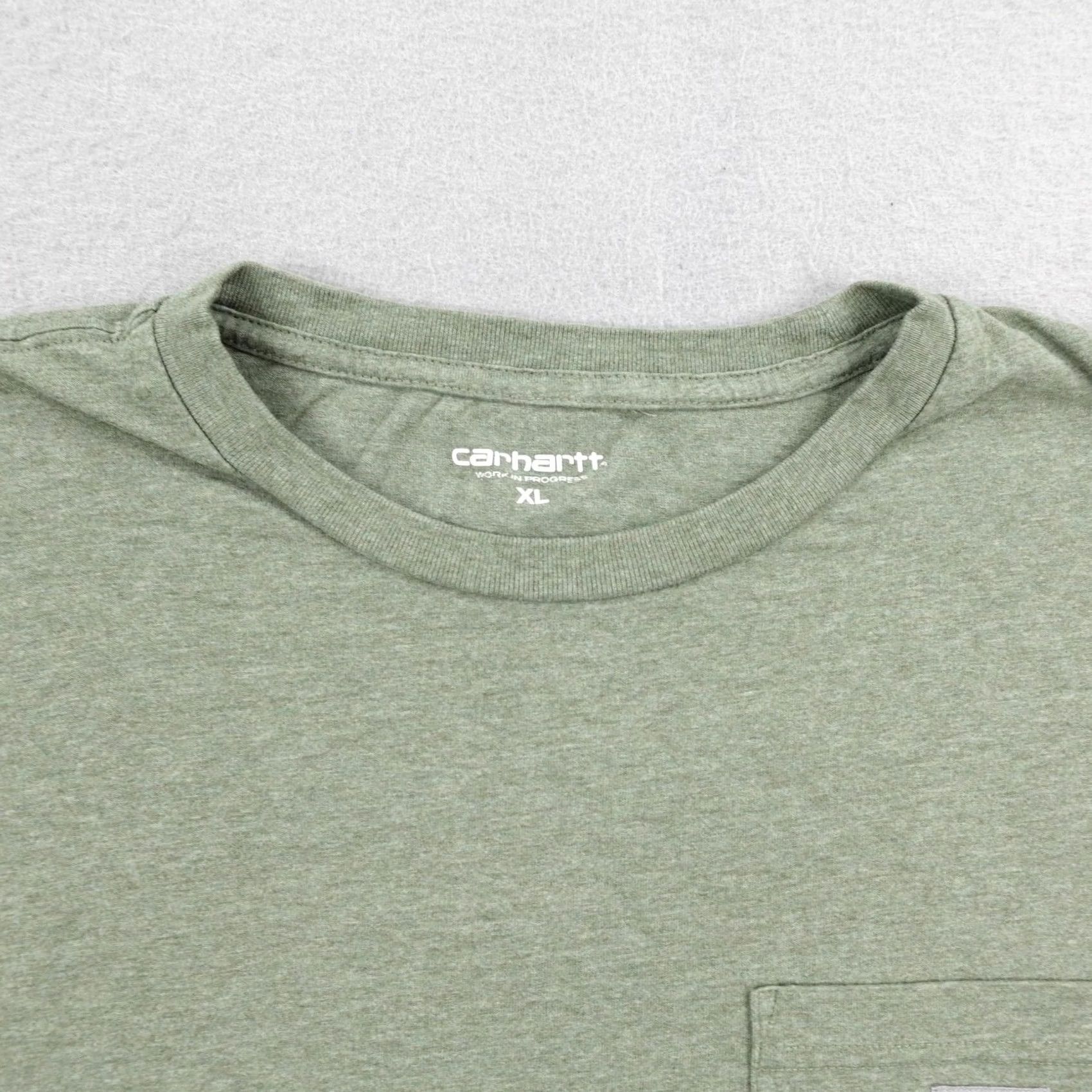 Carhartt Carhartt Shirt Mens XL Green Long Sleeve Pocket Tee WIP Work In Progress Utility Shirt Mens XL Green Long Sleeve Pocket Tee WIP Utility Size US XL / EU 56 / 4 - 2 Thumbnail