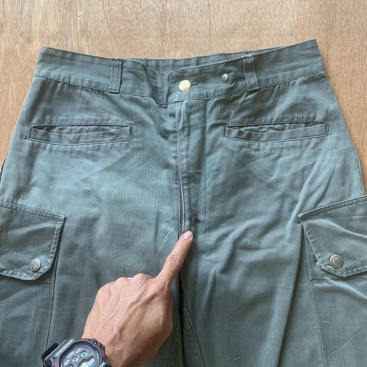 Jungles ISSUE GERMANY ARMY 30x31 TROUSERS HBT UTILITY TACTICAL CARGO Size US 30 / EU 46 - 6 Thumbnail