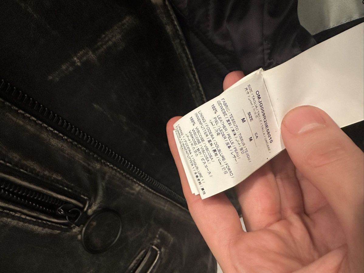 Off-White Off White Leather Jacket Size US L / EU 52-54 / 3 - 19 Thumbnail