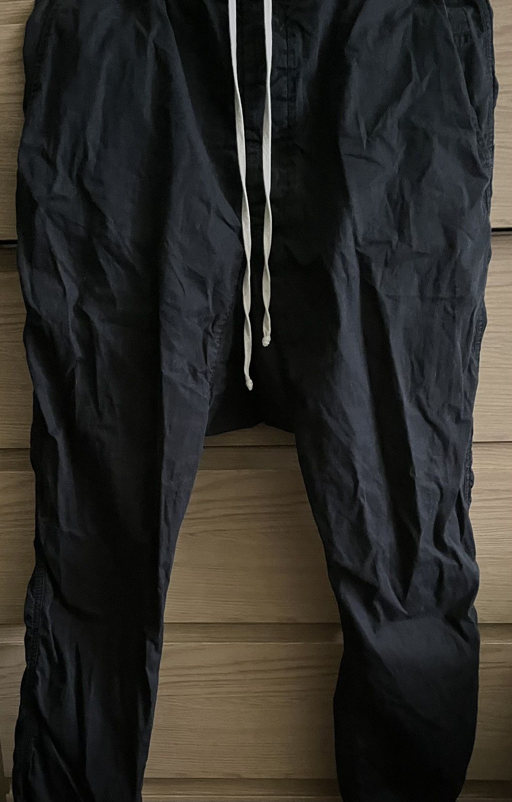 Rick Owens Drkshdw 17ss Dark Dust Drop Crotch Memphis Cut Cargo