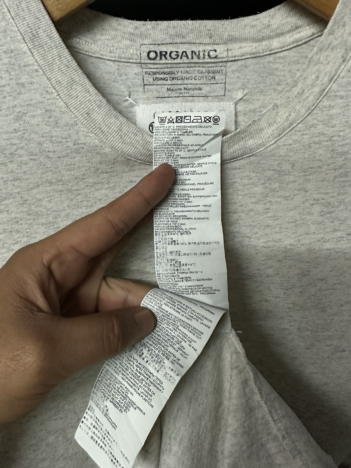 Maison Margiela Maison Margiela Plain Tee Organic Cotton Size US S / EU 44-46 / 1 - 5 Thumbnail