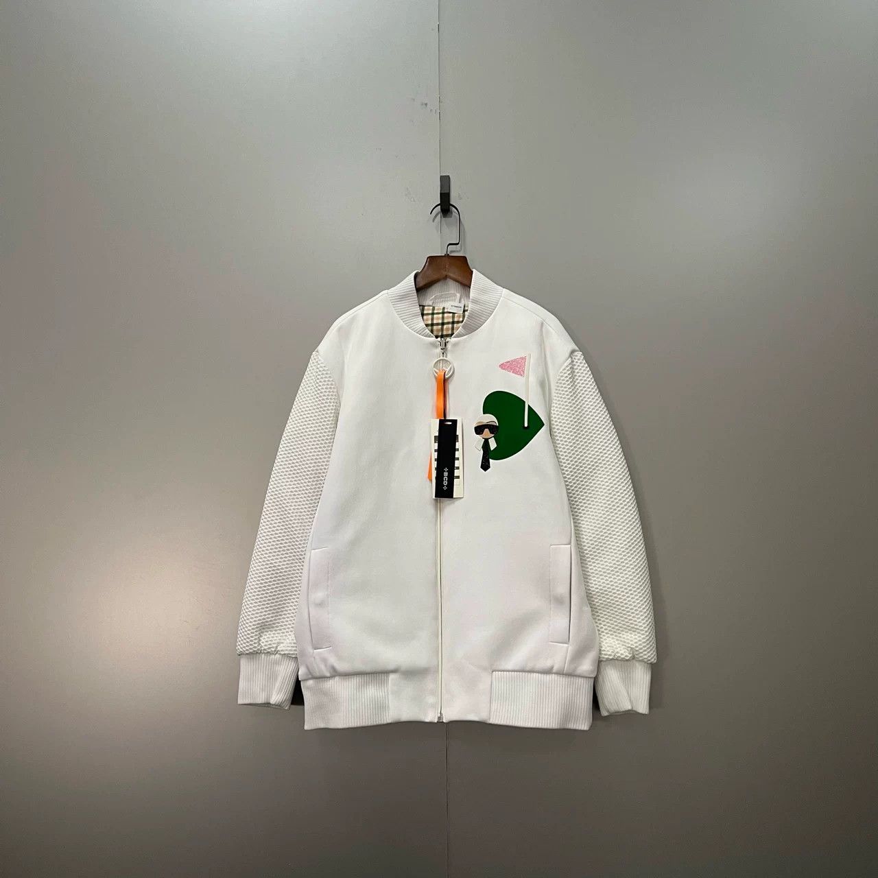 Fendi FENDI Back Embroidery Logo Double-Sided Check Jacket Size S / US 4 / IT 40 - 1 Thumbnail
