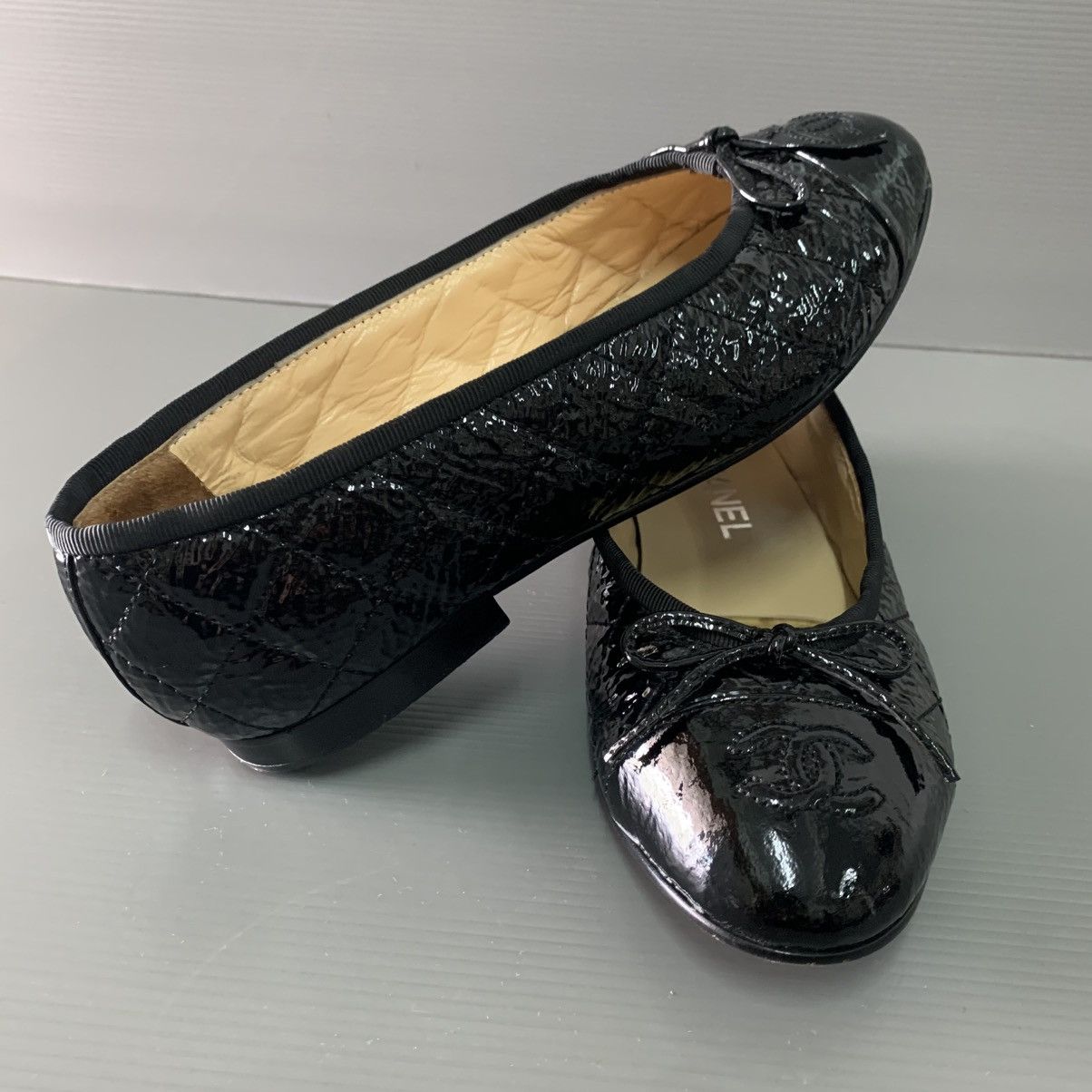 Chanel Chanel Ballerina Black Flats Shoes Size US 6 / IT 36 - 7 Thumbnail