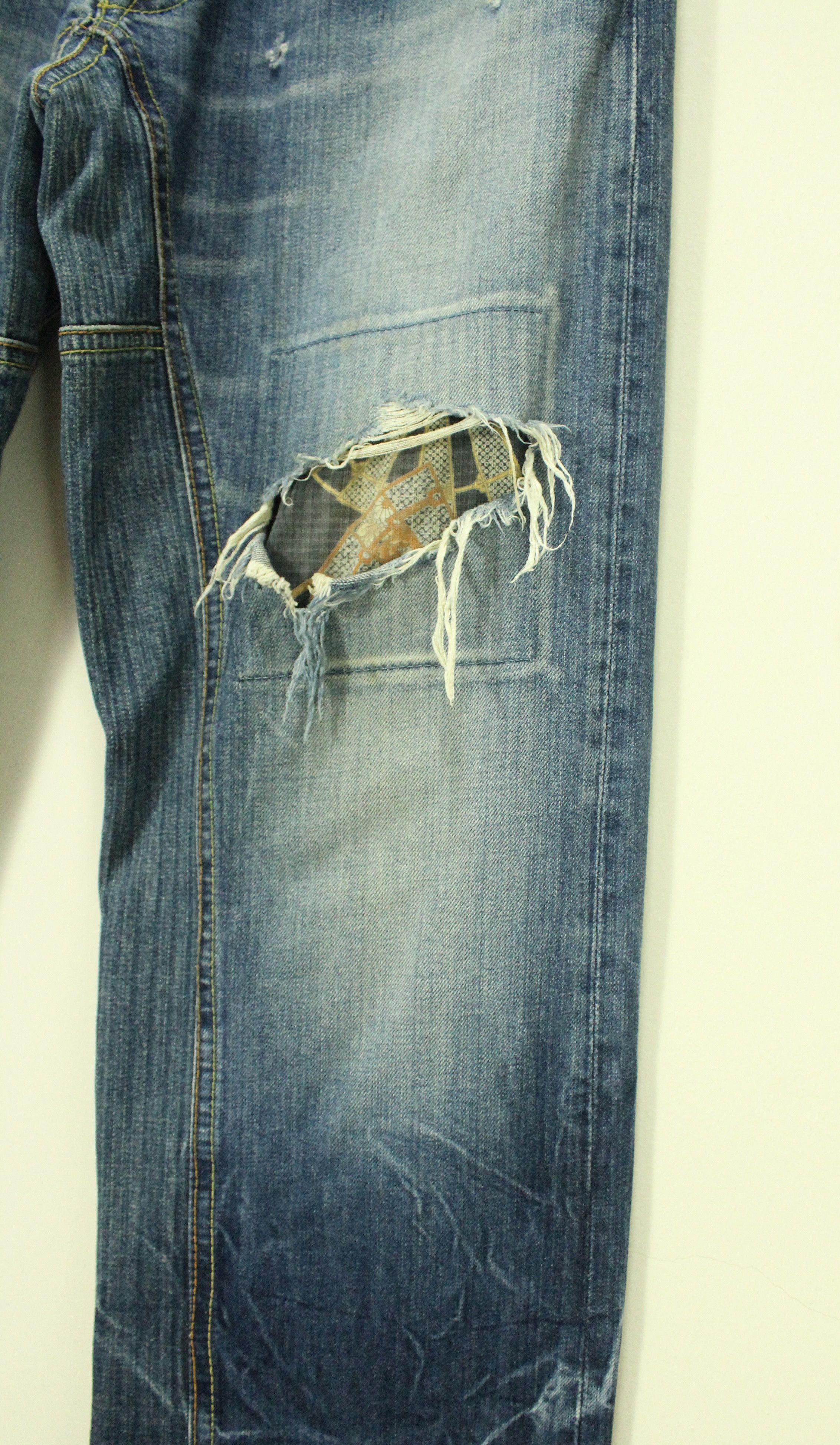 Eternal ETERNAL Denim Distressed Grunge Kapital Style Visvim Size US 32 / EU 48 - 5 Thumbnail