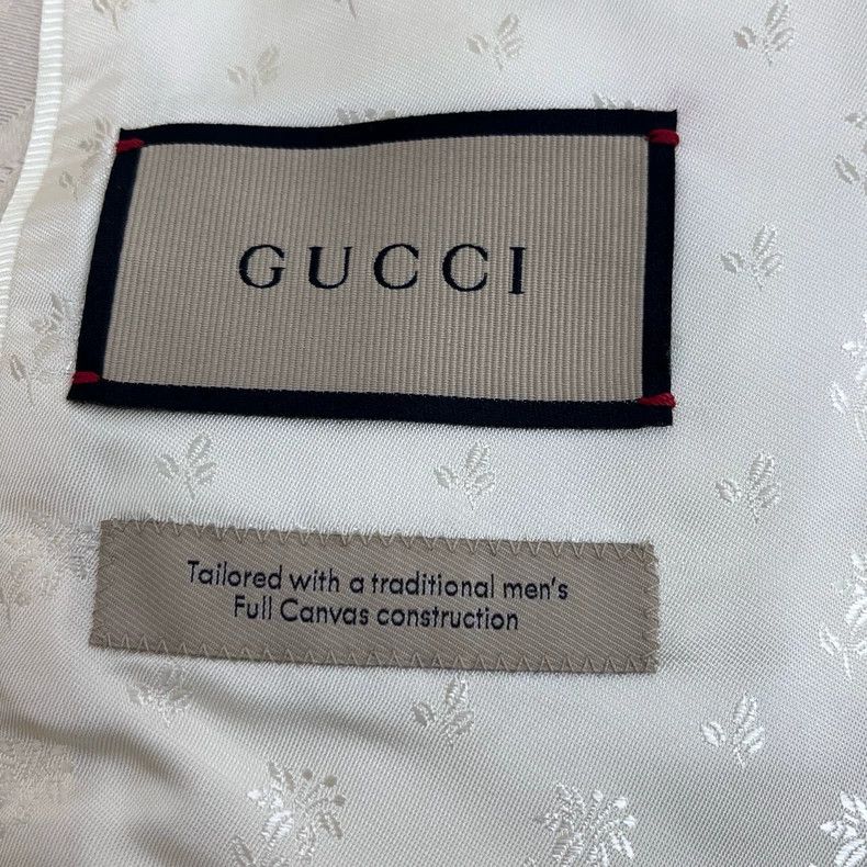 Gucci Gucci Beige full logo suit 2502-Nextarrow Size 42R - 5 Thumbnail