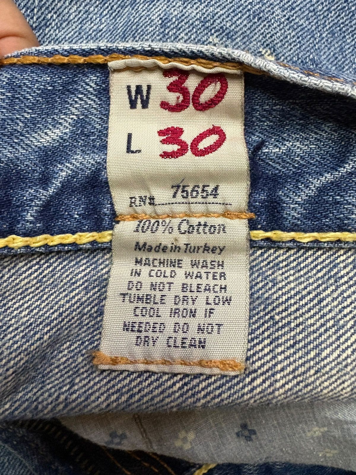 Japanese Brand Vintage Japanese Brand Mud Wash Paint Distress Bootcut Jeans Size US 30 / EU 46 - 12 Thumbnail