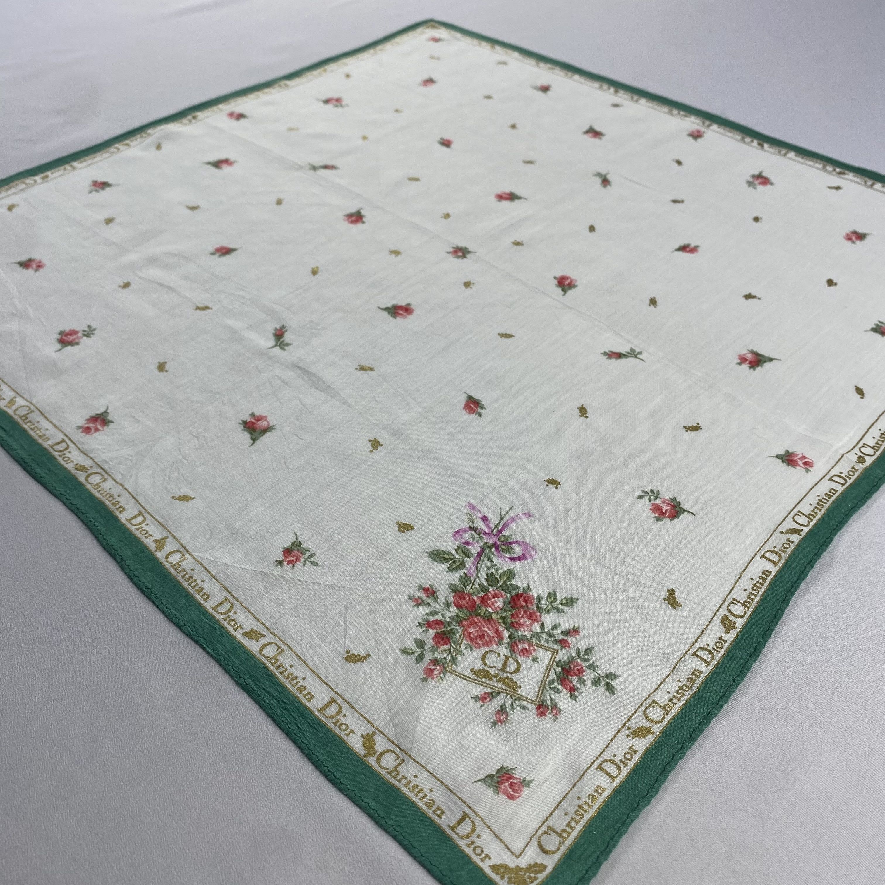 Vintage Christian Dior Monsieur Handkerchief / Neckerchief-P1751 Size ONE SIZE - 2 Thumbnail