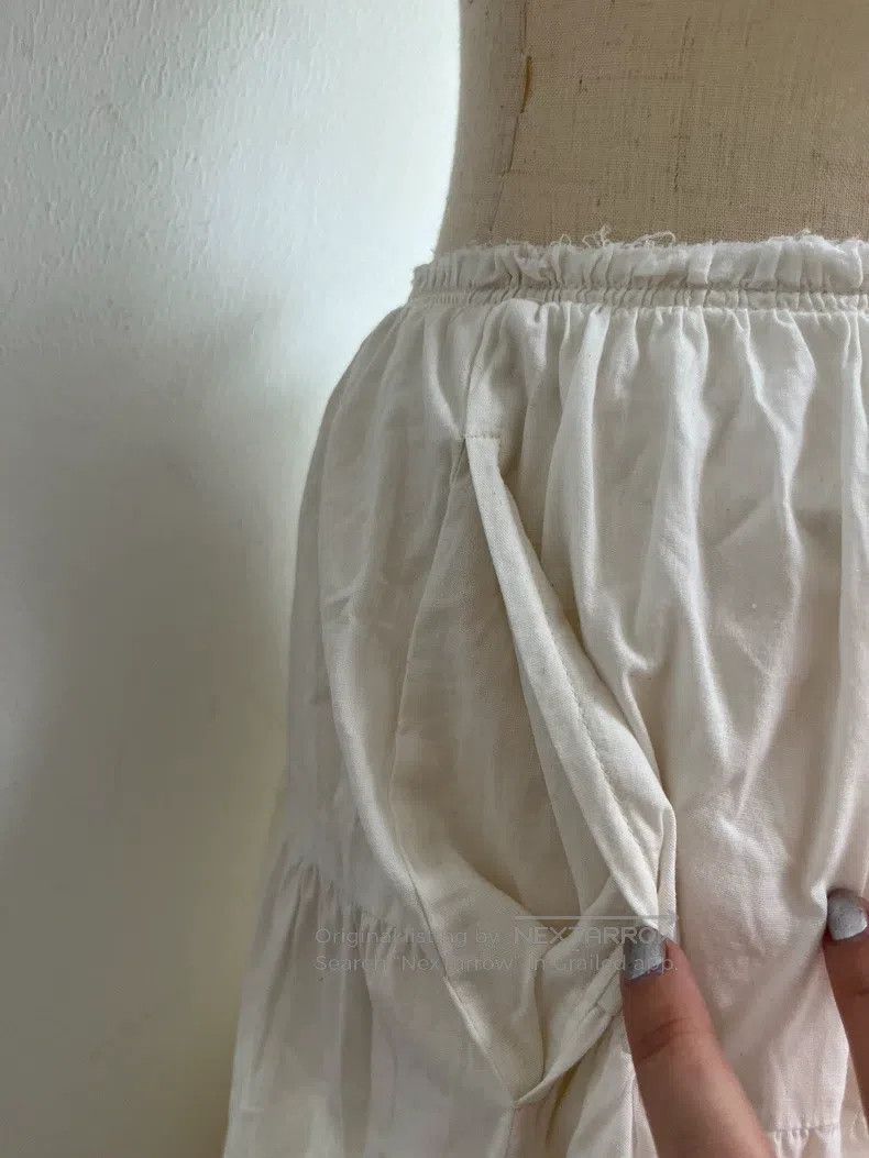 Comme des Garcons Comme Des Garcons size M White puffy skirt, half skirt Size 23" - 8 Thumbnail