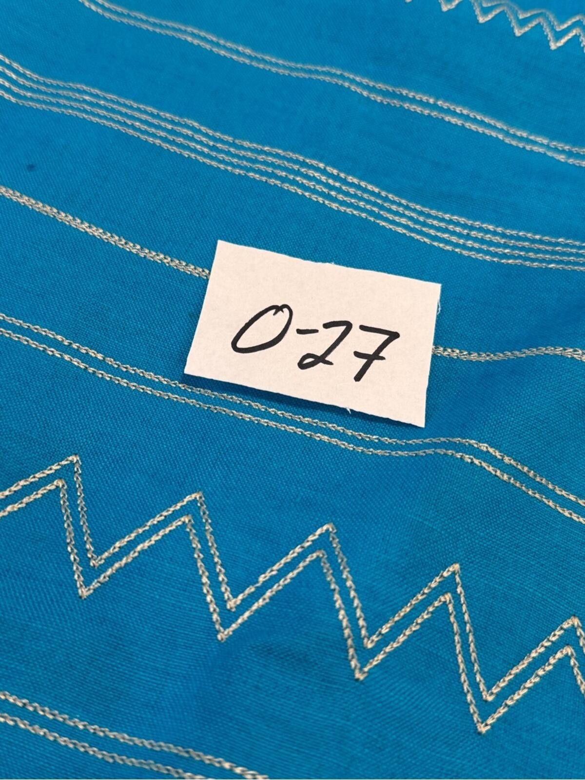 Other Kasper linen blend embroidered maxi skirt teal white SZ 14 Size 36" / US 14 / IT 50 - 11 Thumbnail