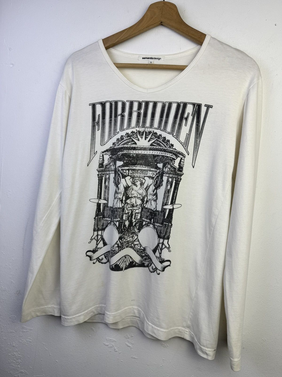 semanticdesign Semantic Design Forbidden NO GIMMICK long-sleeve t-shirt. Size L / US 10 / IT 46 - 4 Thumbnail