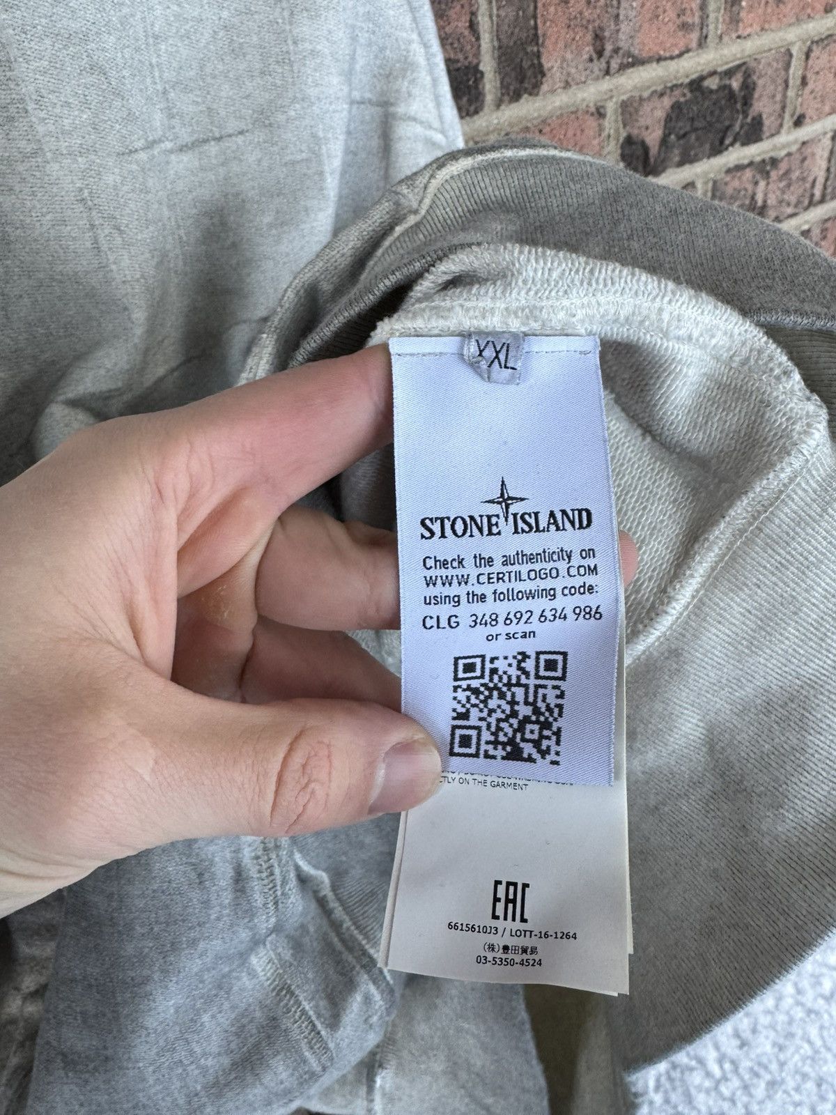 Stone Island Stone Island Crewneck Sweatshirt Size US XL / EU 56 / 4 - 8 Thumbnail