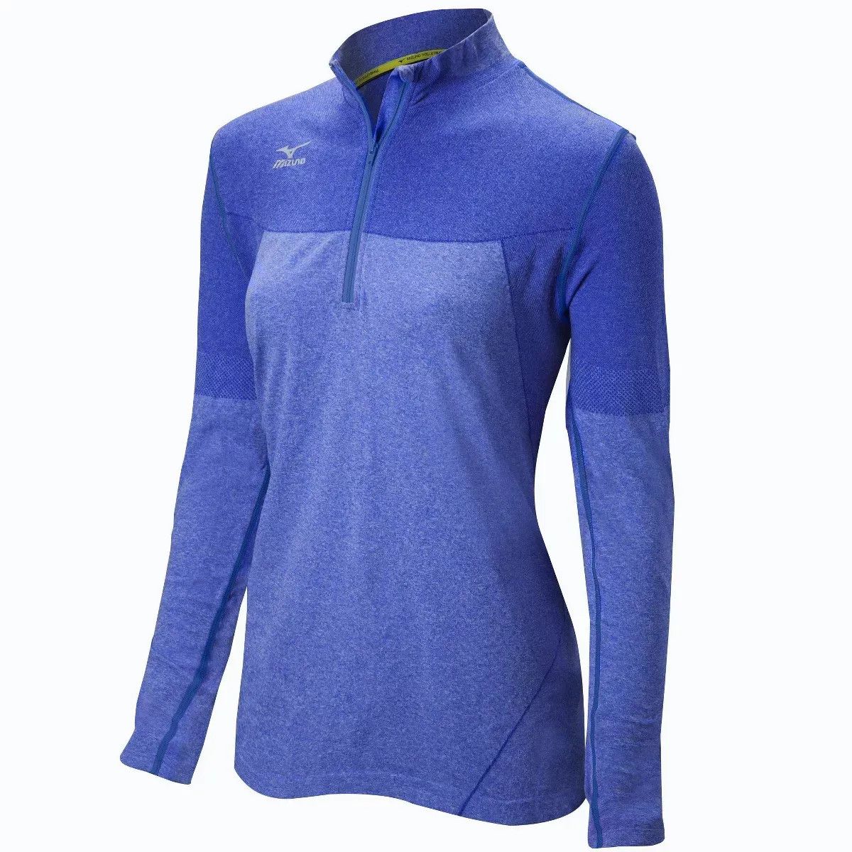 Mizuno Mizuno Women's Seamless 1/4 Zip Volleyball Jacket, Heathered Size S / US 4 / IT 40 - 2 Thumbnail