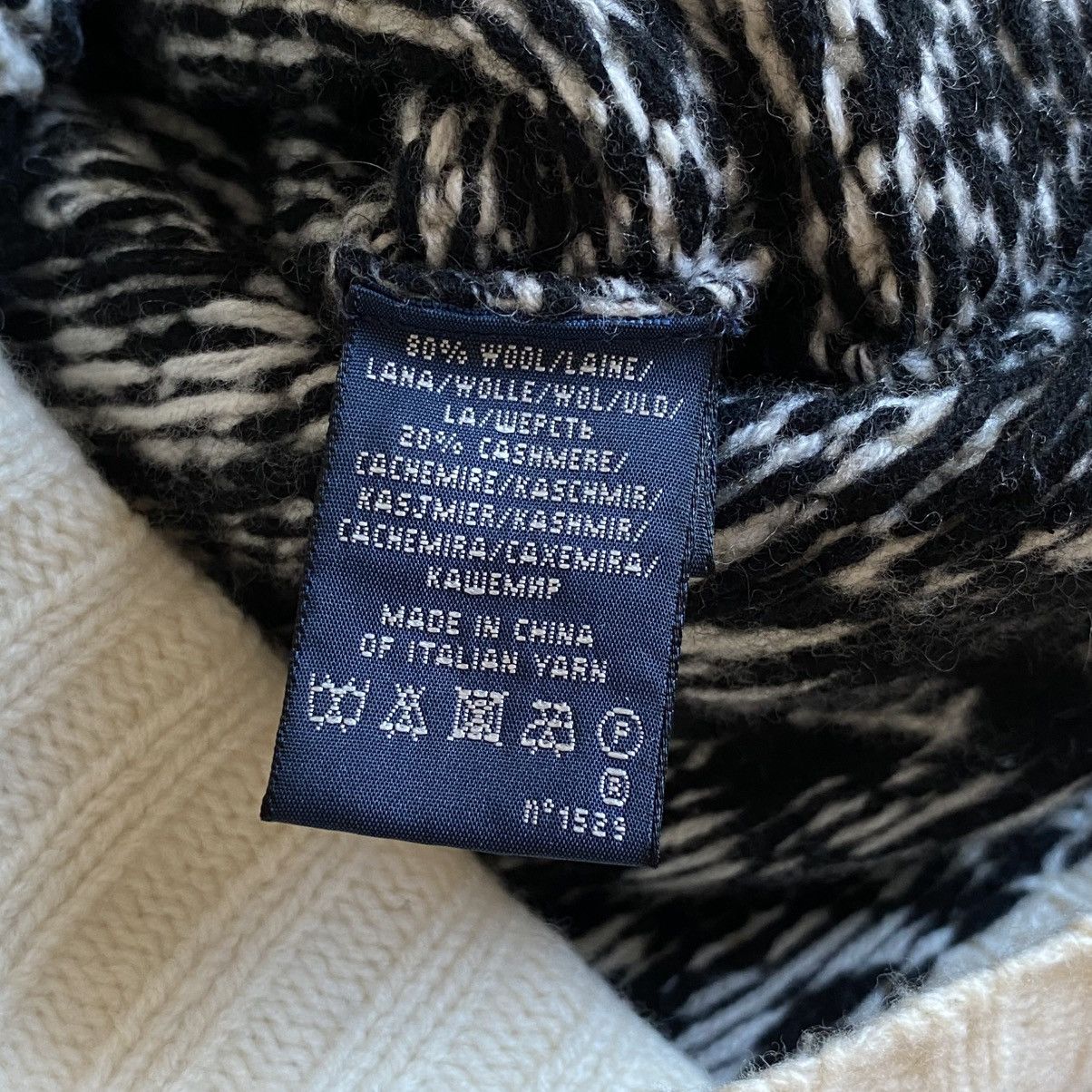 Denim & Supply Ralph Lauren × RRL Ralph Lauren × Vintage Vintage Ralph Lauren Aztec Hand Made Wool Cashmere Dress Size M / US 6-8 / IT 42-44 - 9 Thumbnail