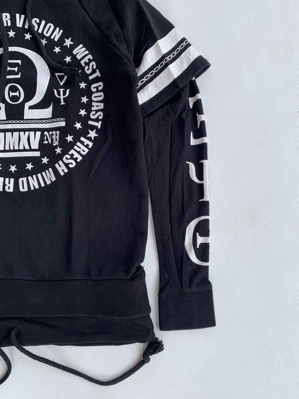 Hysteric Glamour H&M MMXV Double Layers Gothic Ifsixwa Lgb Style Hoodie Size US M / EU 48-50 / 2 - 5 Thumbnail