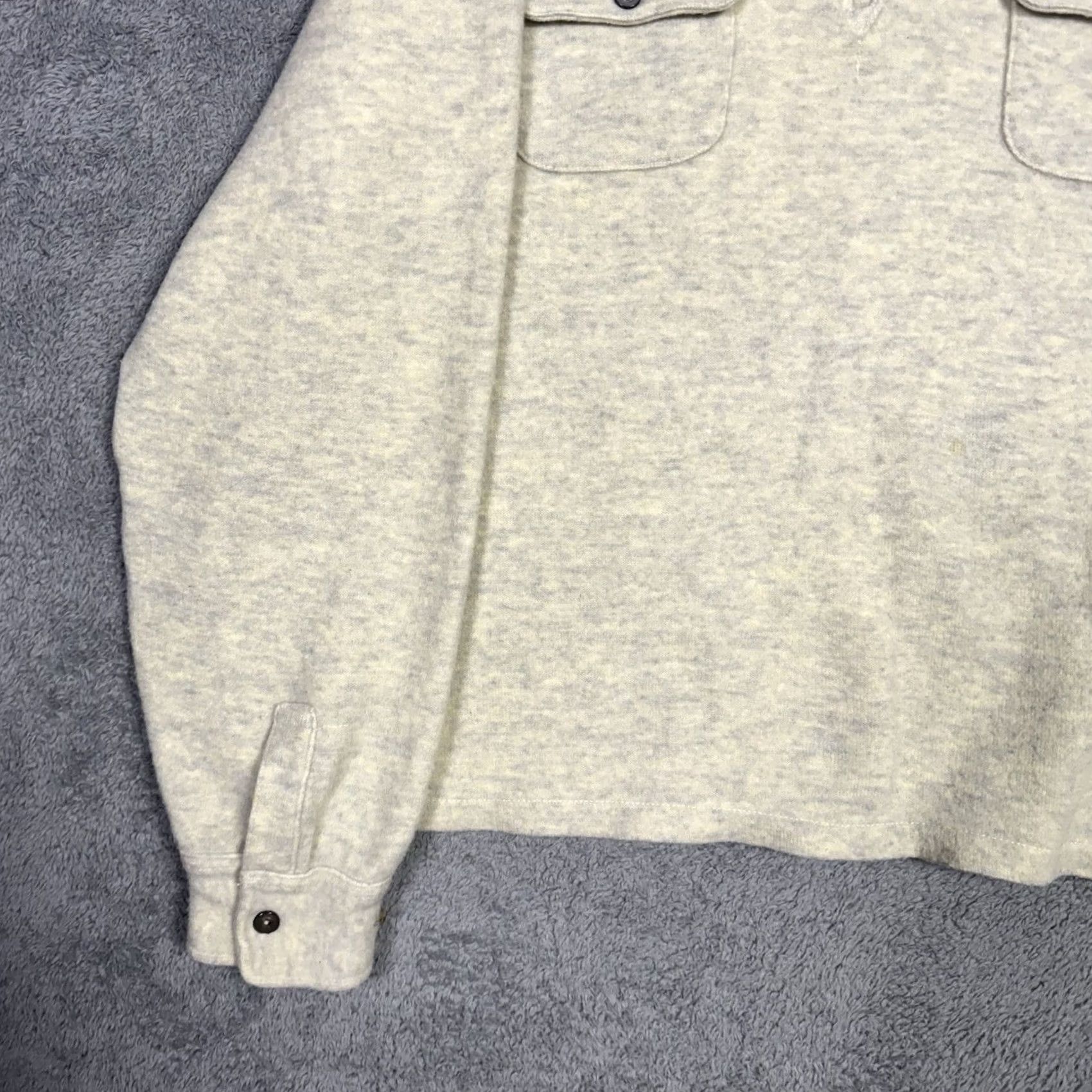 Polo Ralph Lauren VINTAGE Polo Ralph Lauren Sweater Mens 2XL Gray Lambswool Jumper Pullover 1/4 Zip Knit Wool Military? Size US XXL / EU 58 / 5 - 2 Thumbnail