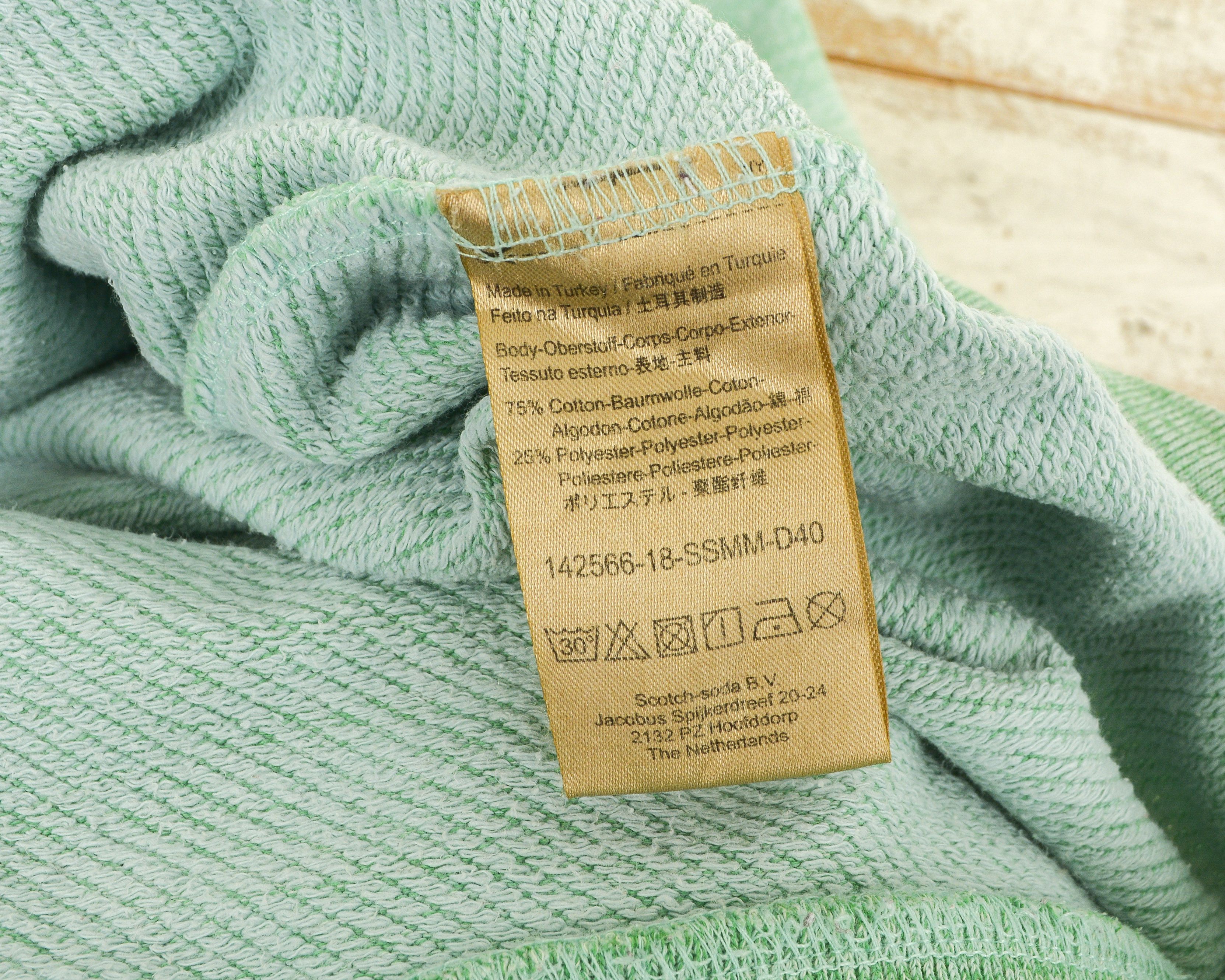 Scotch & Soda Men M Jumper Pullover Sweater Green Sweatshirt Size US M / EU 48-50 / 2 - 5 Thumbnail