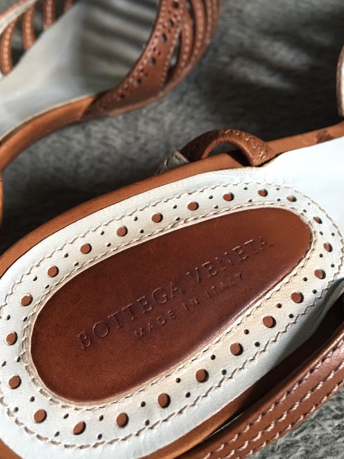 Bottega Veneta Bottega Veneta Brown Leather Kitten Heels EU 38 Size US 8 / IT 38 - 12 Thumbnail