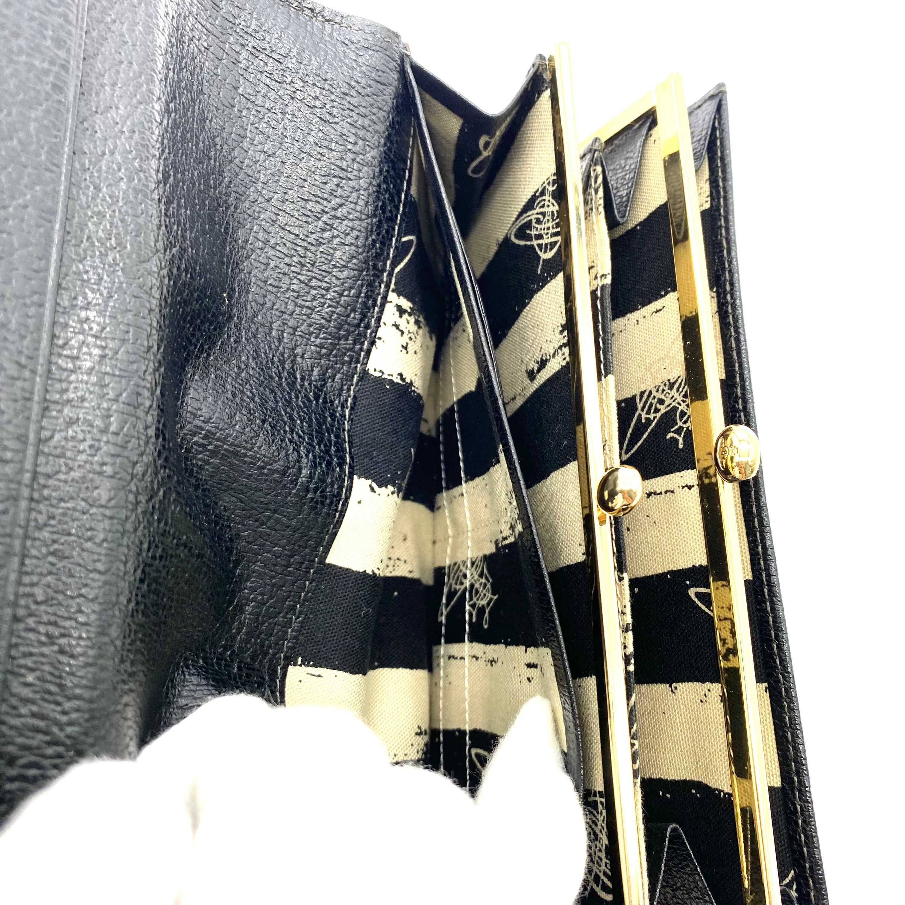 Vivienne Westwood Vivienne Westwood ORB Long Wallet Black Size ONE SIZE - 6 Thumbnail