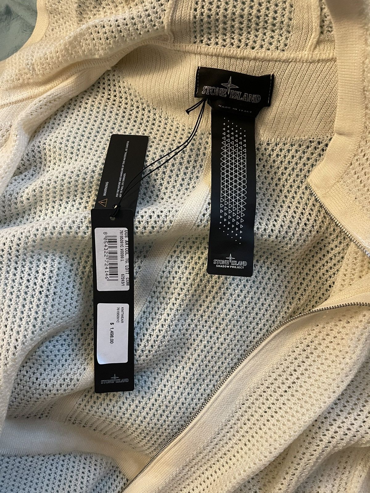 Stone Island Stone island shadow project knit mesh hooded jacket size L Size US L / EU 52-54 / 3 - 3 Thumbnail