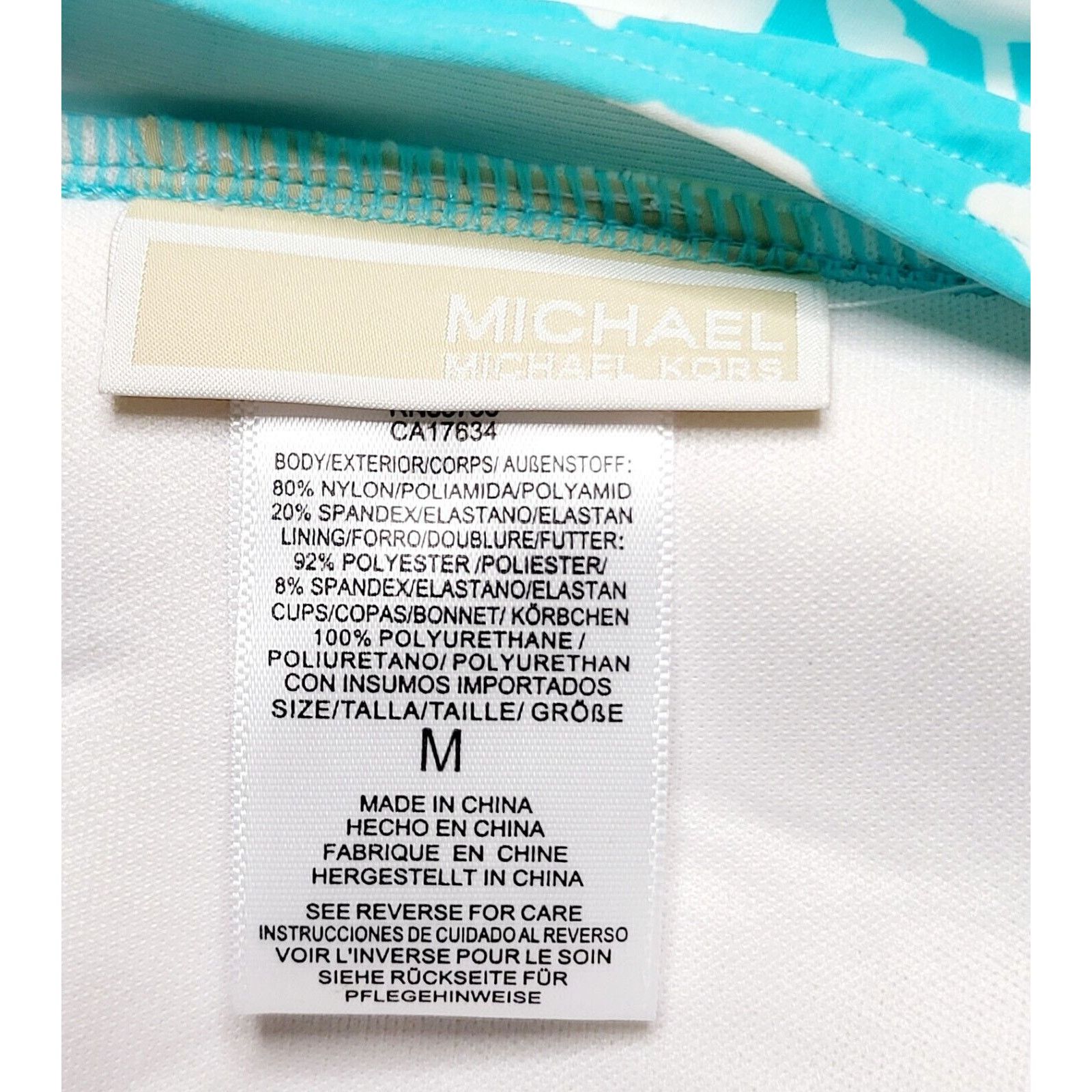 Michael Kors NWT MICHAEL KORS Floral Bandeau Bikini Top Size M Size ONE SIZE - 7 Thumbnail