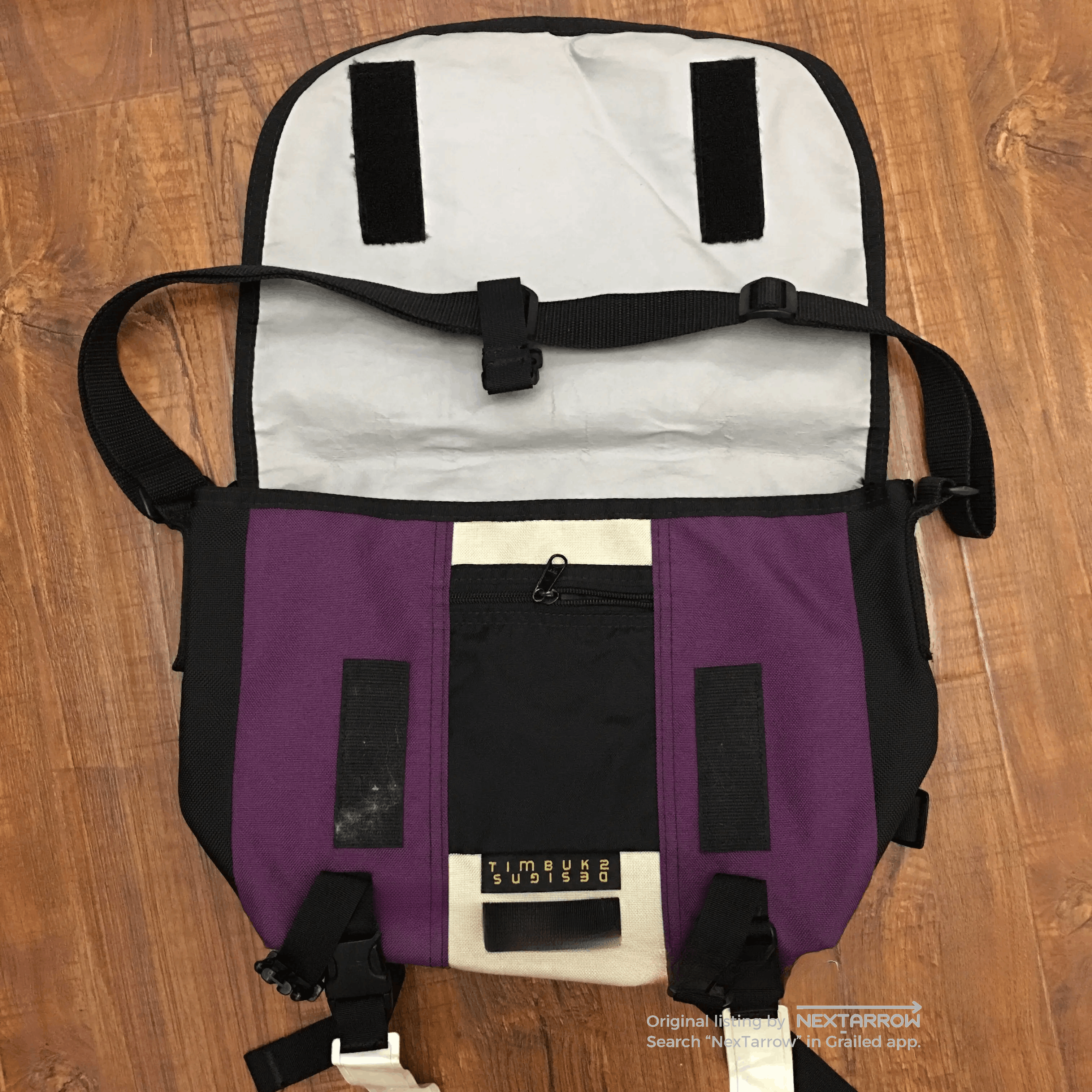 Vintage Timbuk2 Purple Messenger Bag, Men's — image 6 of 6