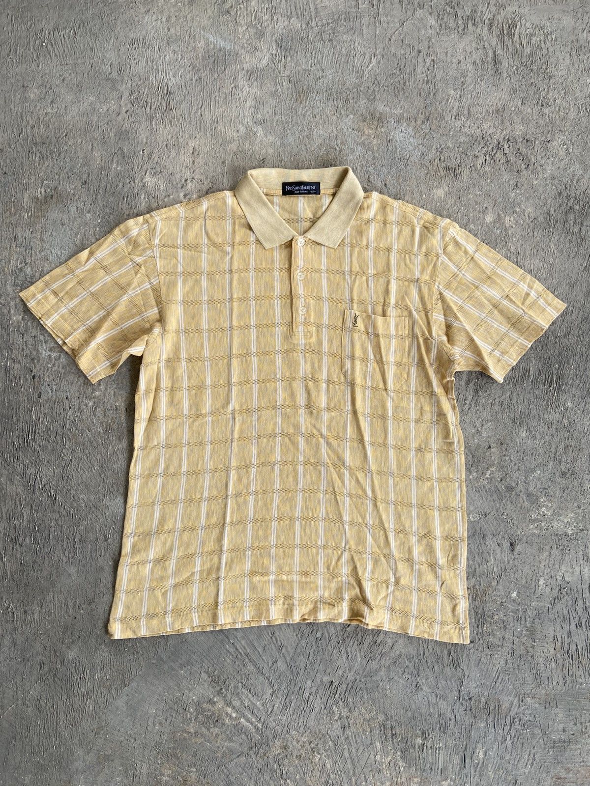 Yves Saint Laurent “BUNDLE” 1990s Yves Saint Laurent - Polo Shirt Size US L / EU 52-54 / 3 - 2 Thumbnail