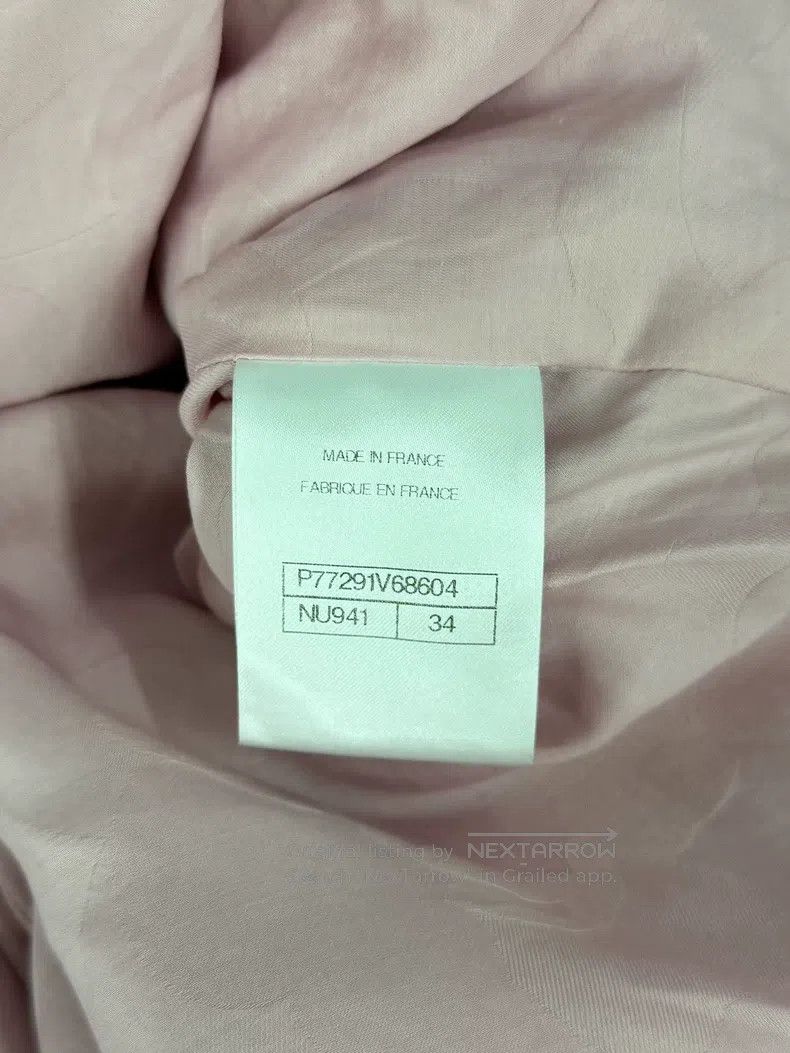 Chanel Chanel 24S pink plaid lace-in bathrobe coat Size XXS / US 00 / IT 34 - 5 Thumbnail