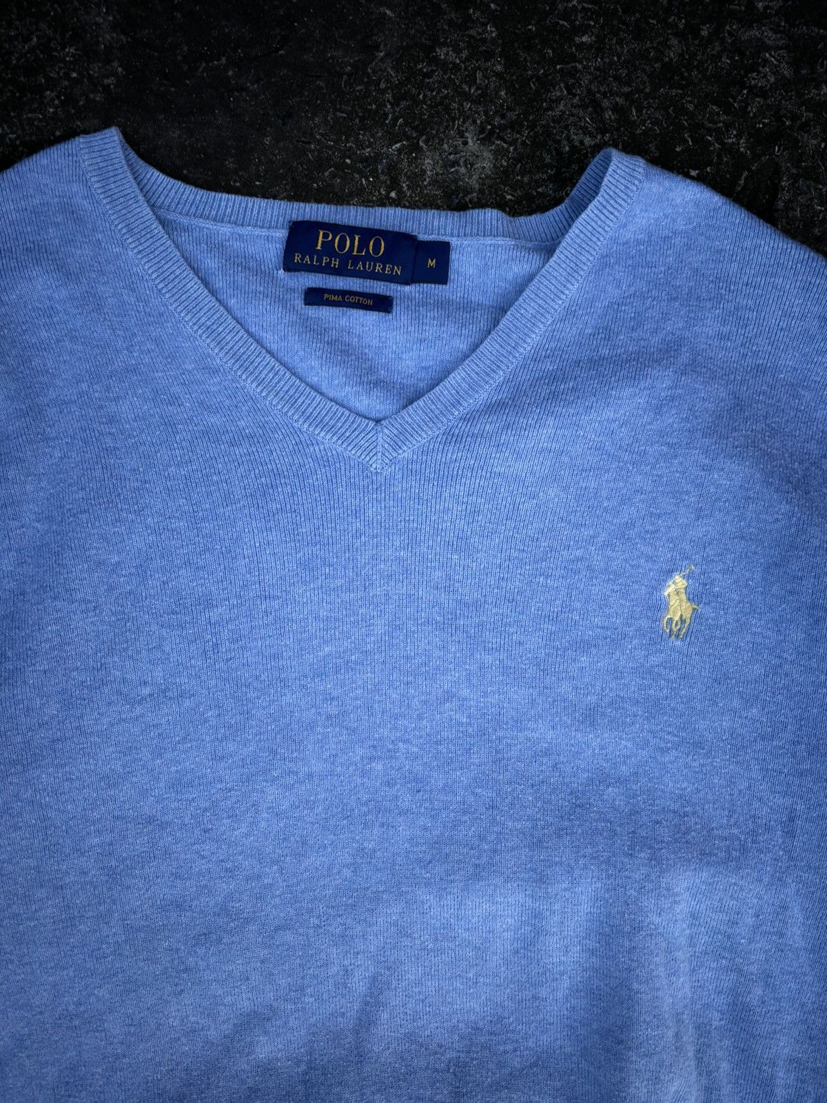 Chaps Ralph Lauren Vintage Polo Ralph Lauren Sky Blue Sweter Size US M / EU 48-50 / 2 - 5 Thumbnail