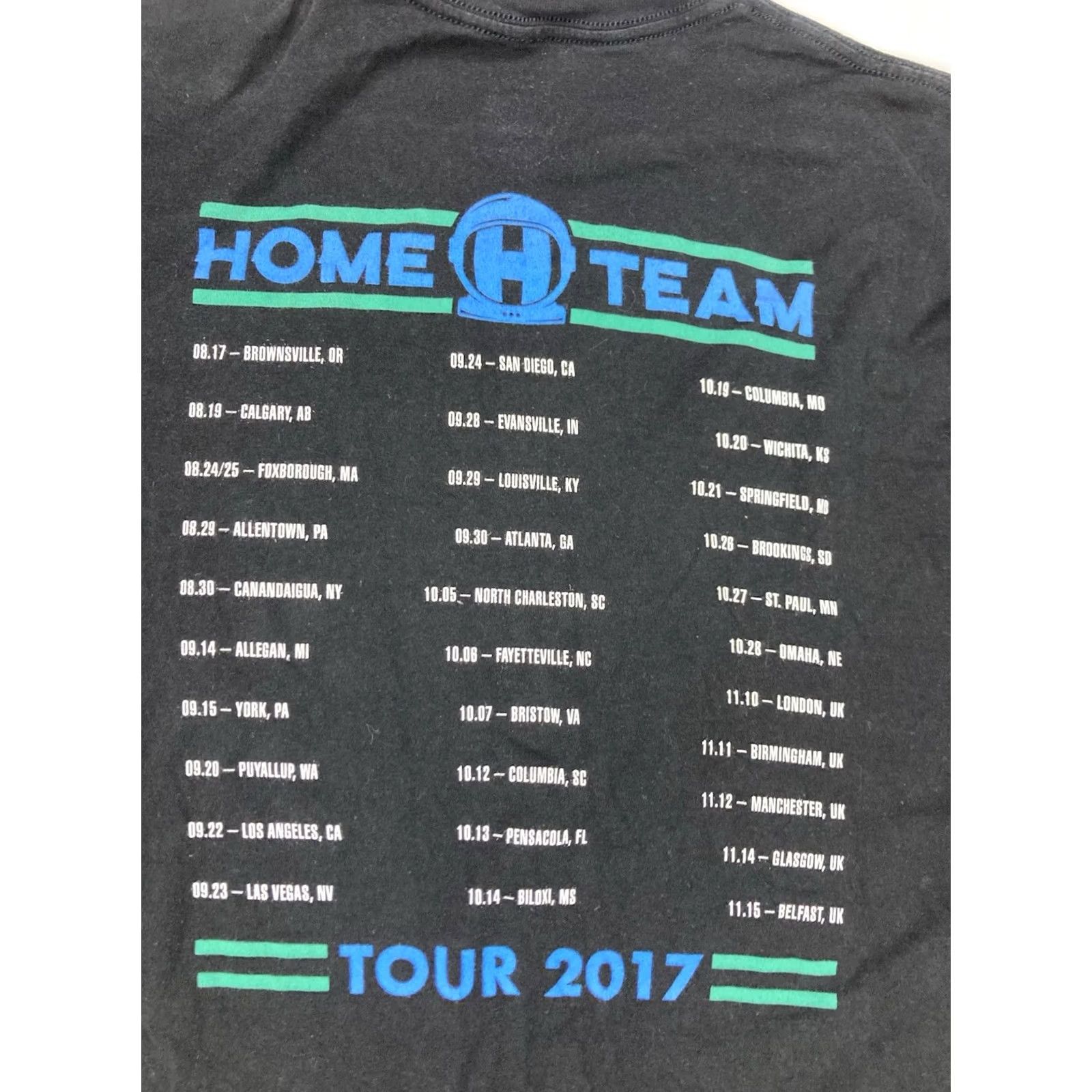 Vintage Thomas Rhett Home Team Tour 2017 Graphic T-shirt Men L Black Merch Music Shirt Size US L / EU 52-54 / 3 - 4 Thumbnail