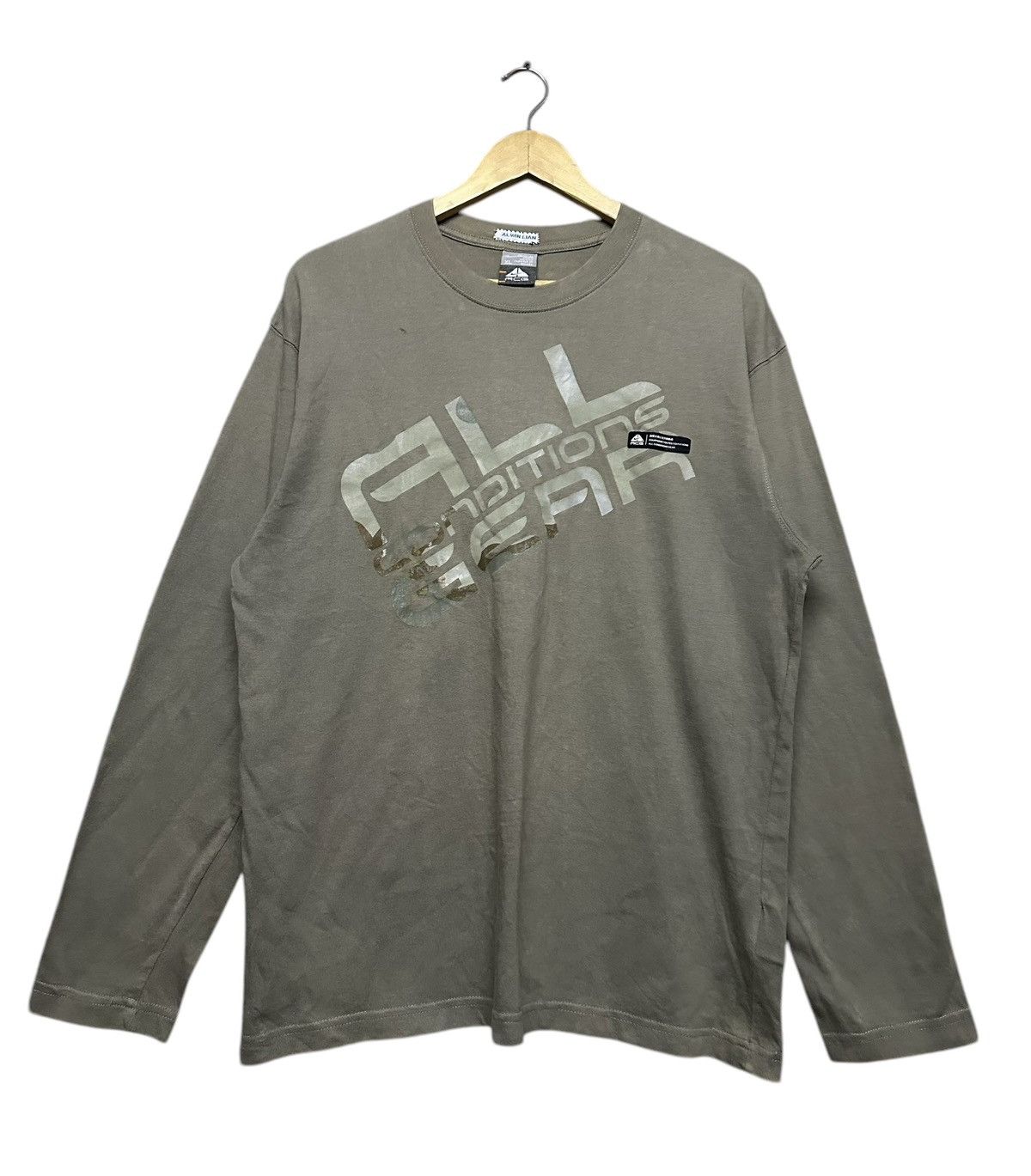 Nike ACG Nike ACG Longsleeve Shirt Size US XL / EU 56 / 4 - 1 Thumbnail