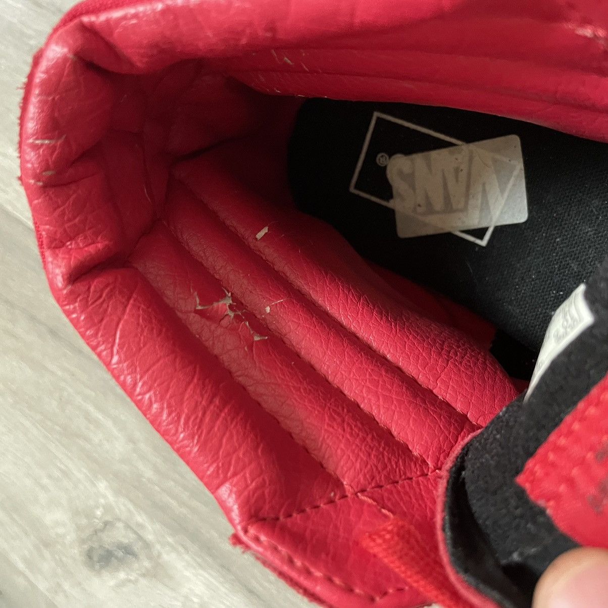 Vans Rare! Vans Sk8-Hi “Mono Red” 2016 Size US 10.5 / EU 43-44 - 8 Thumbnail